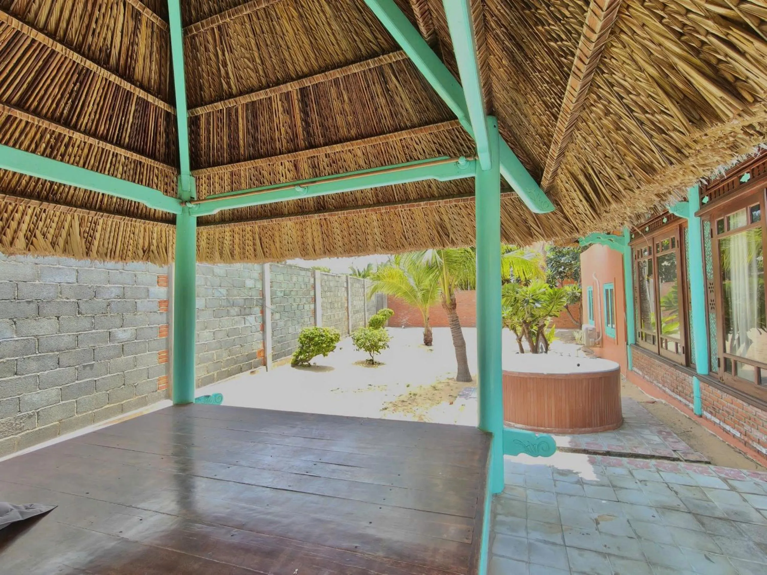 Patio in Full Moon Village Resort