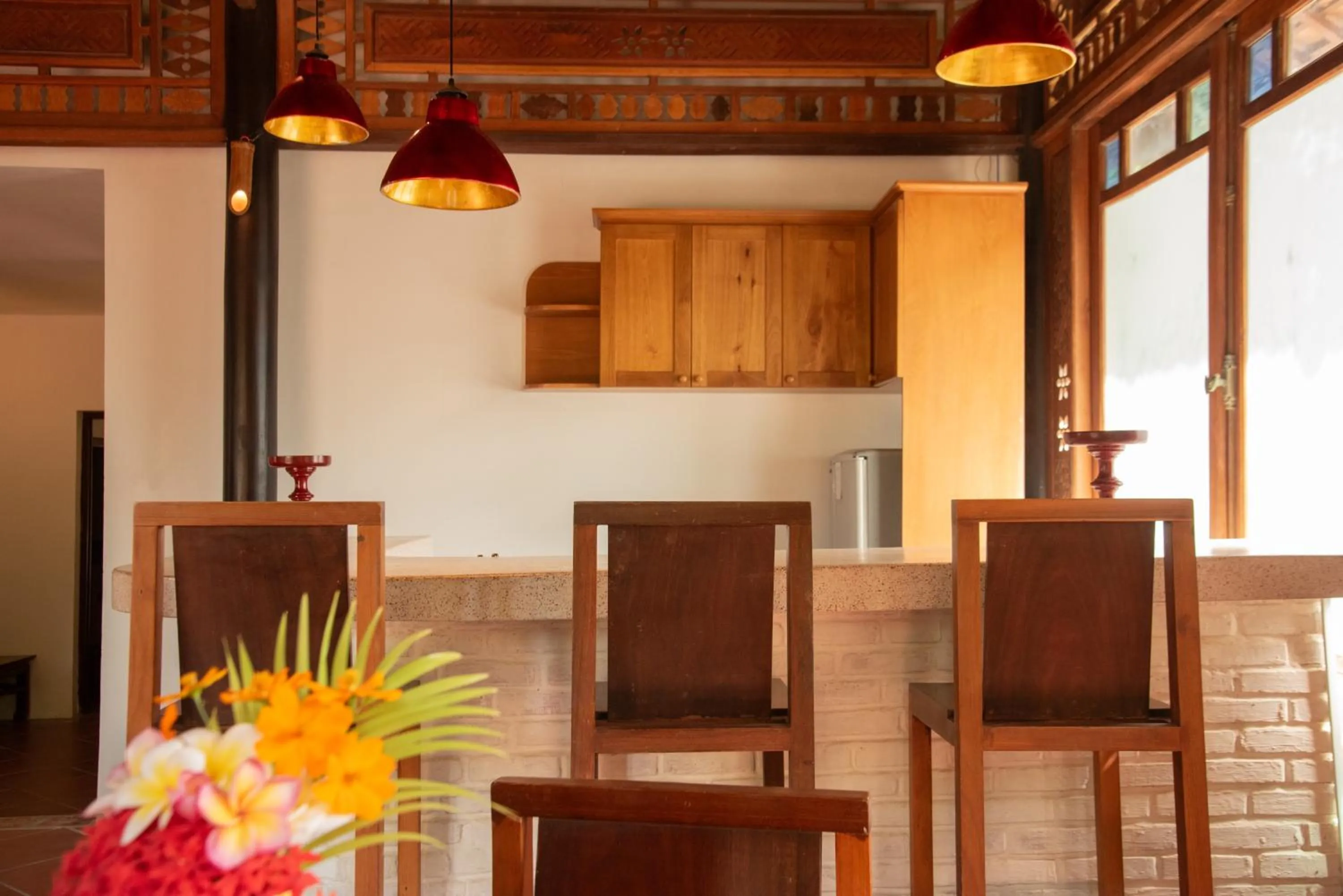 Kitchen or kitchenette in Full Moon Village Resort