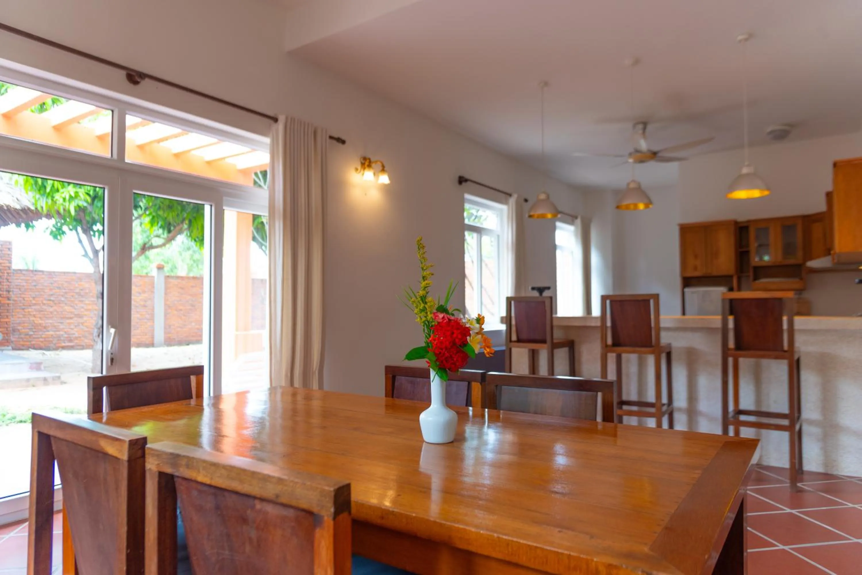 Seating area in Full Moon Village Resort