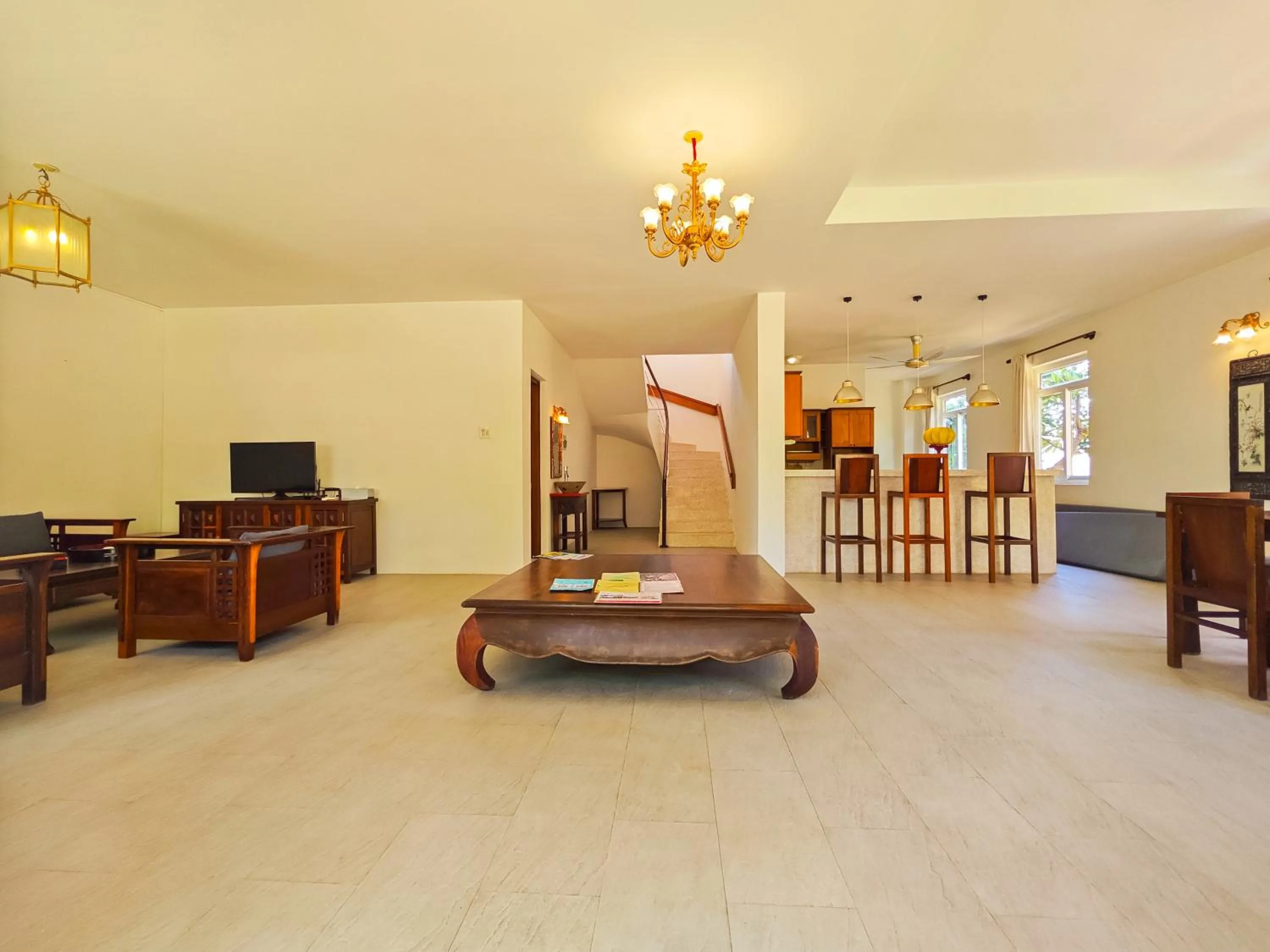 Living room in Full Moon Village Resort