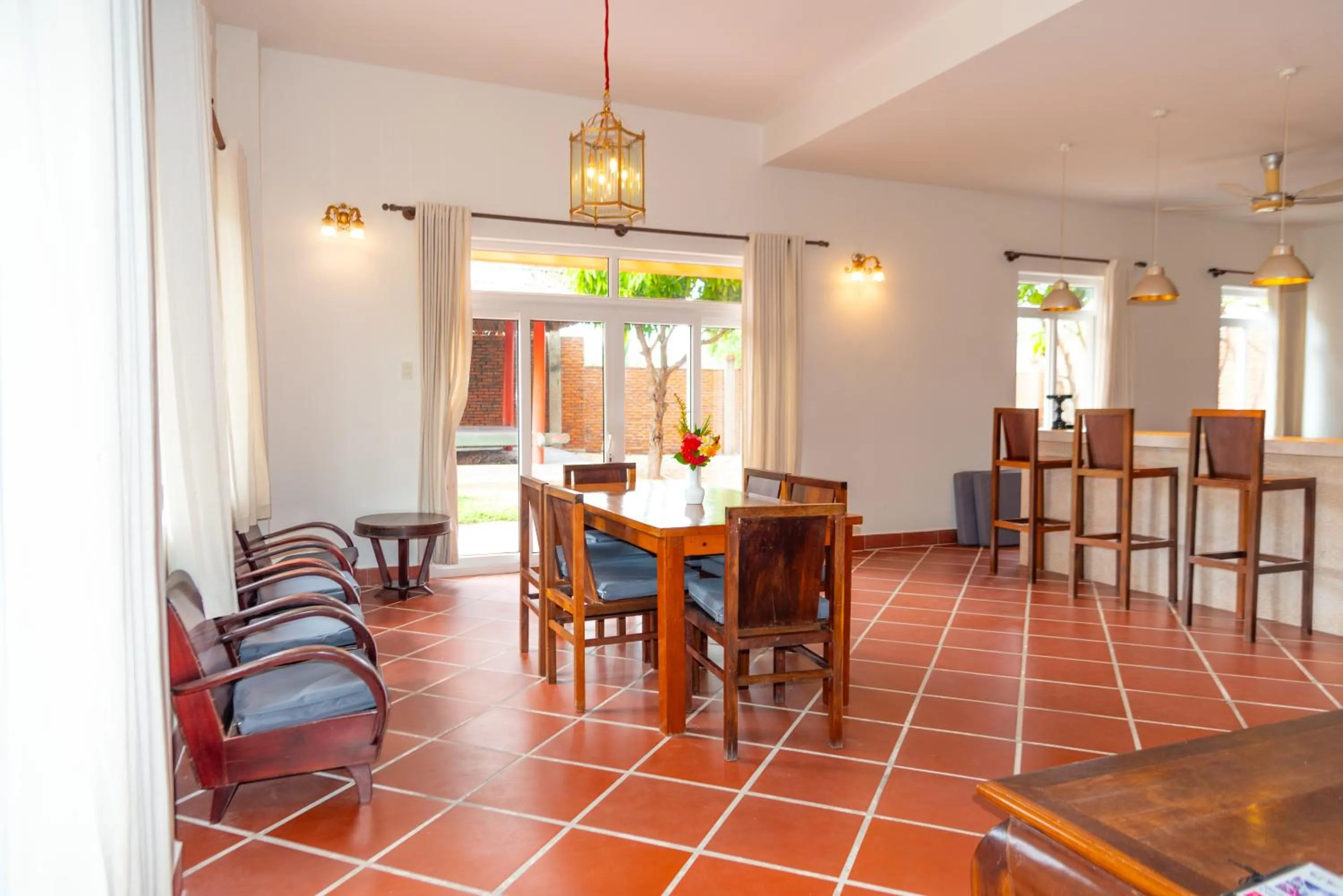 Living room in Full Moon Village Resort