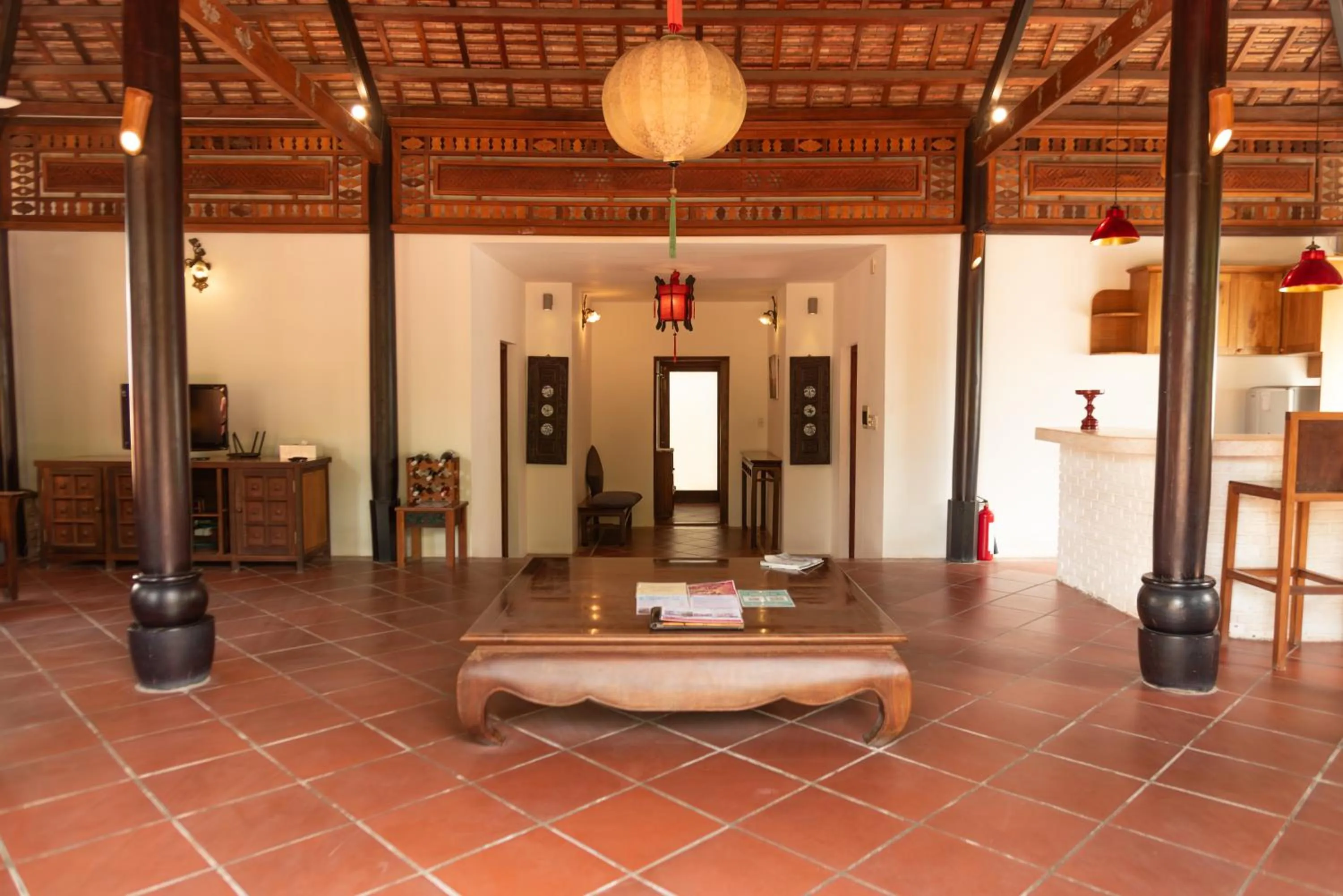 Living room in Full Moon Village Resort