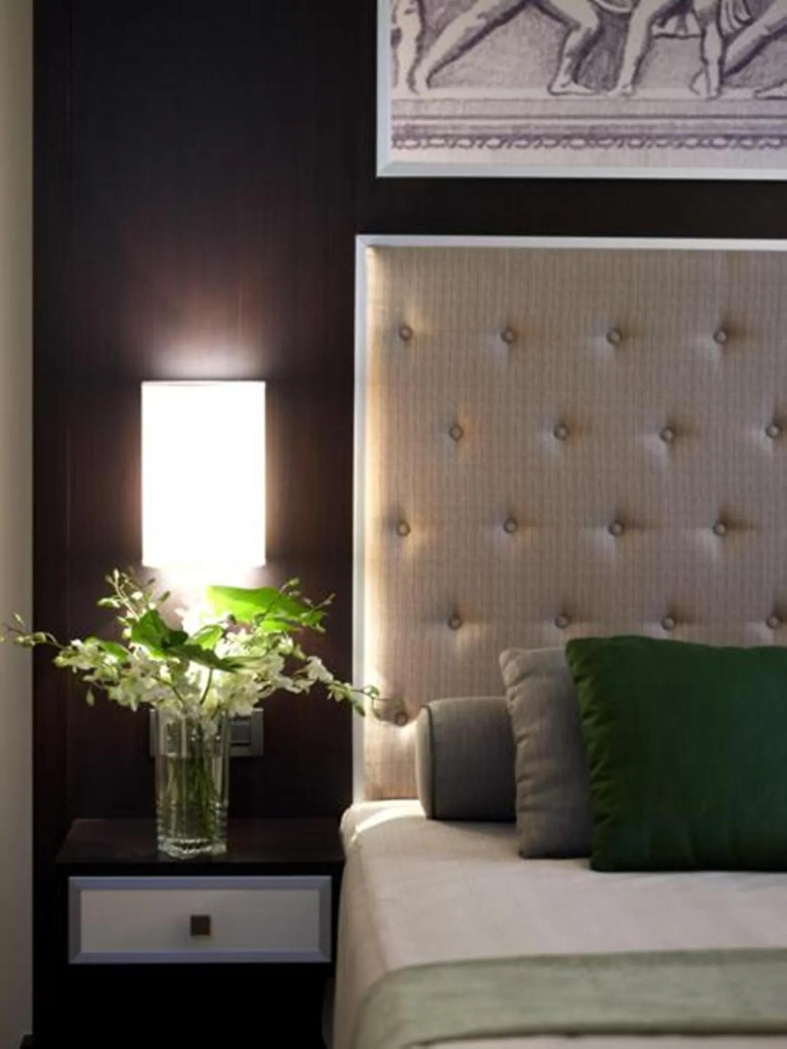 Bed in Menelaion Hotel