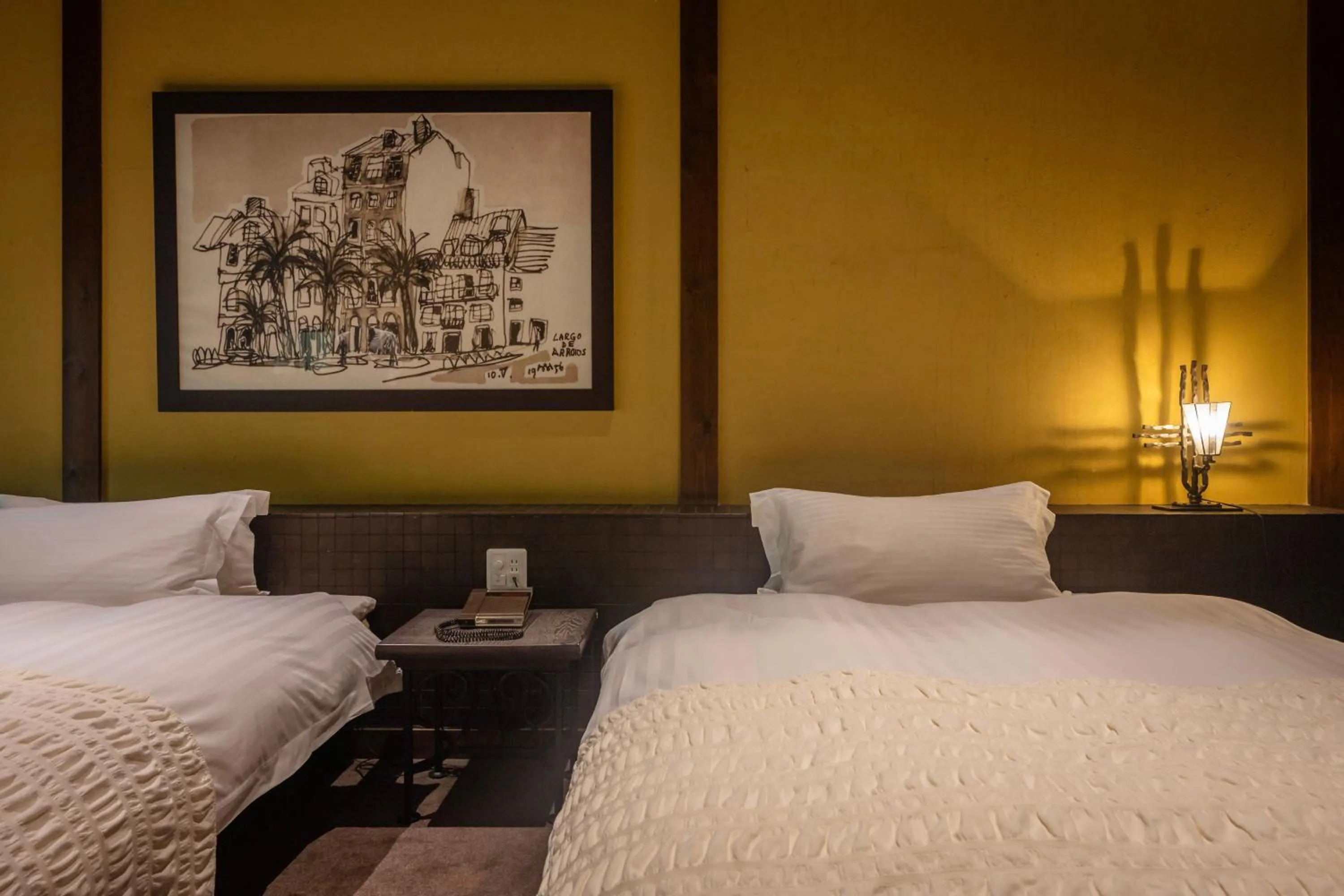 Bedroom, Bed in Arimasansoh Goshobessho