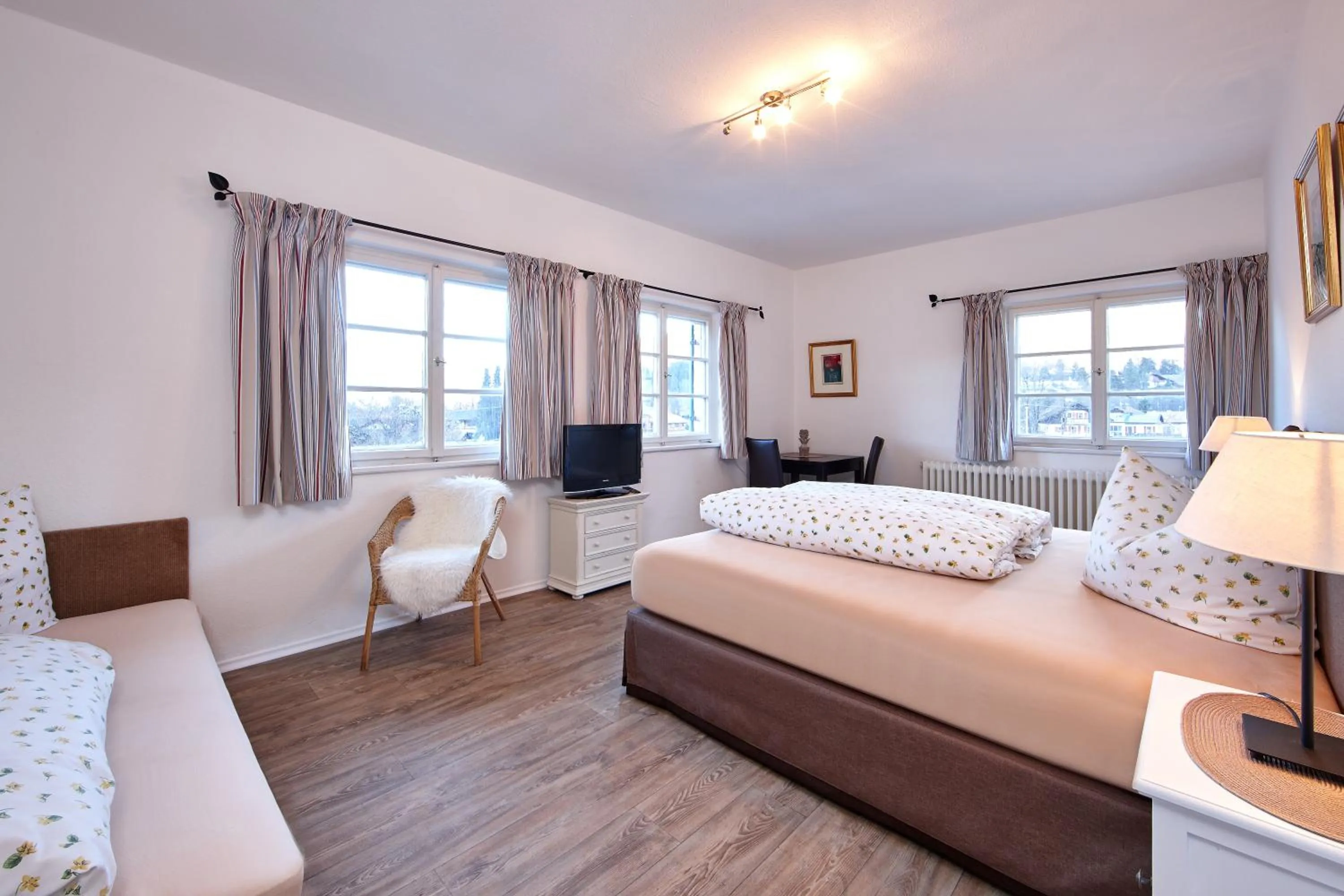 Bedroom, Bed in Olympiahaus