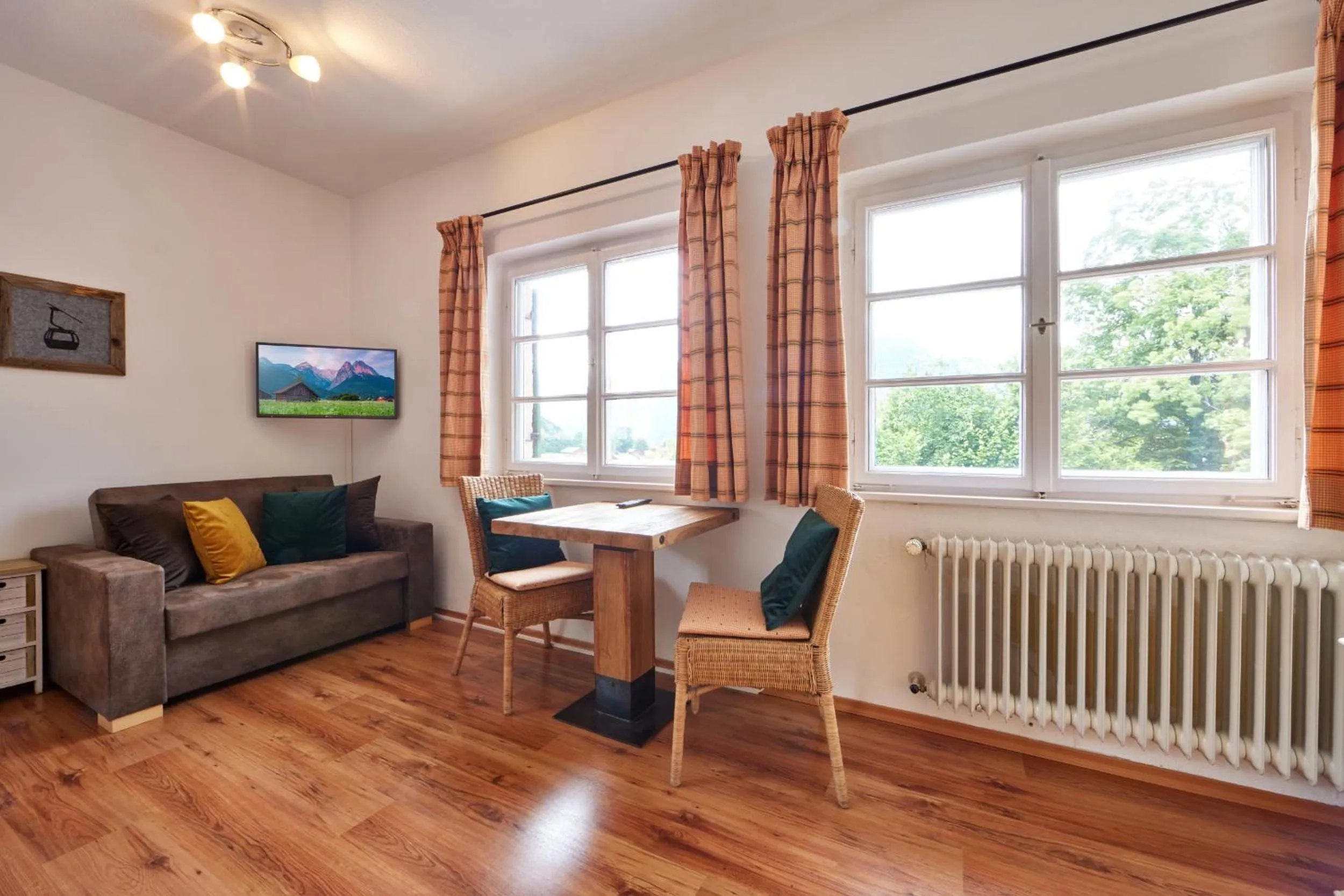 Seating area in Olympiahaus