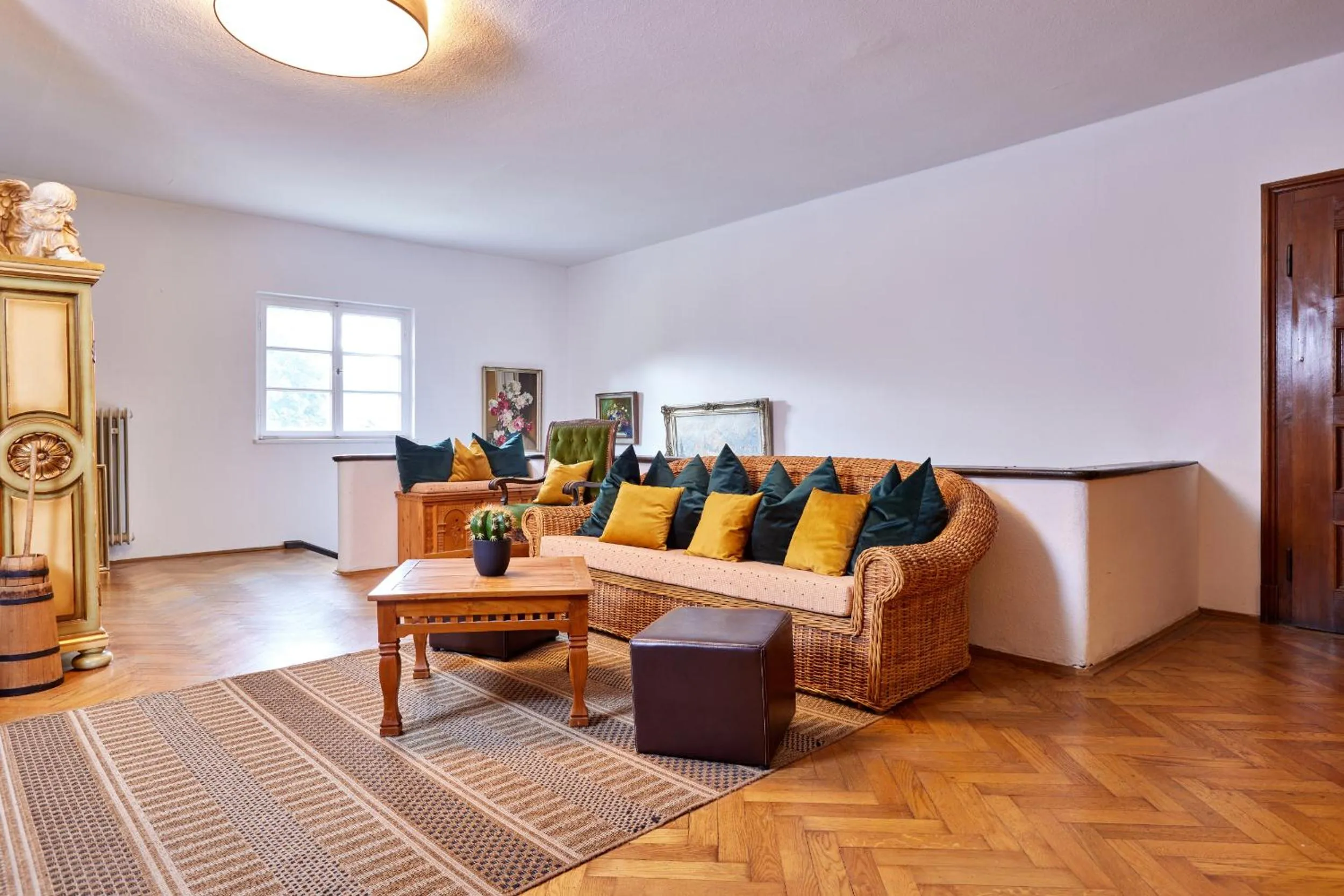 Seating area in Olympiahaus