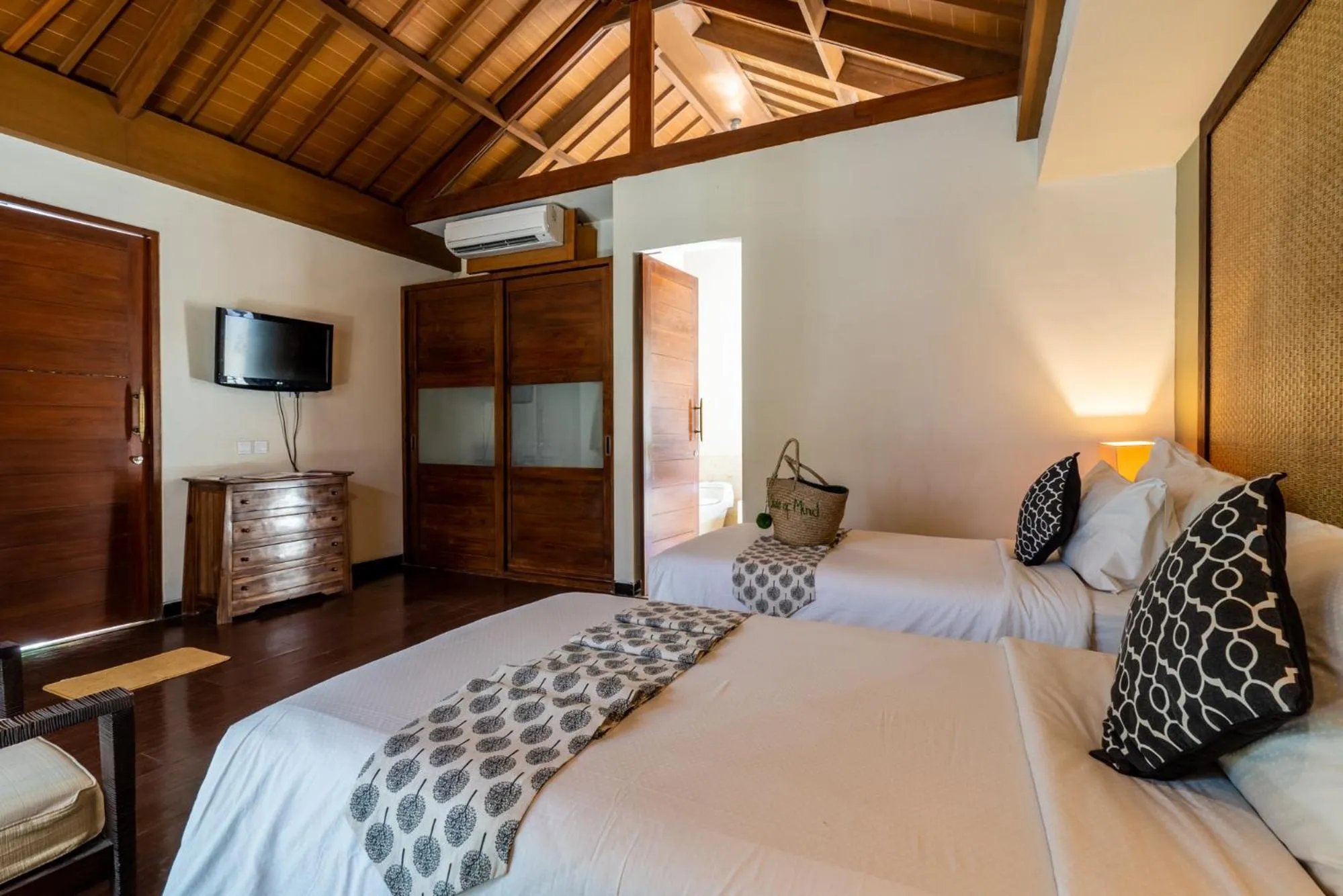 Bed in The Akasha Seminyak Bali Luxury Villas