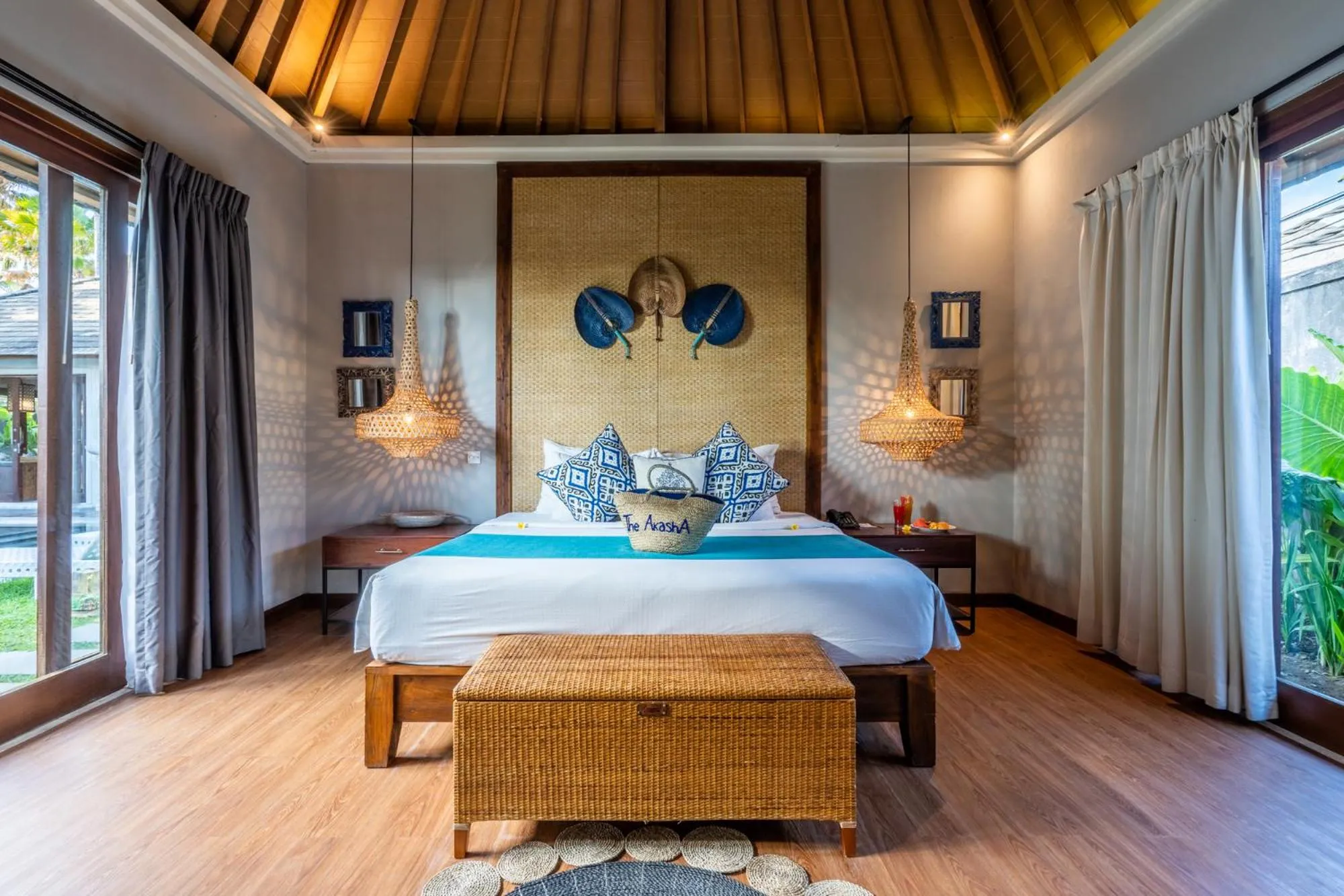 Bed in The Akasha Seminyak Bali Luxury Villas