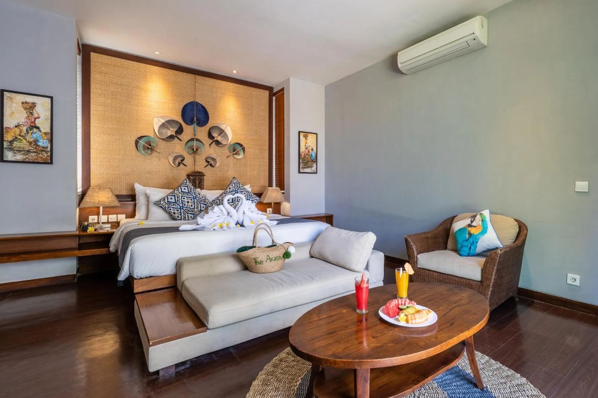 Photo of the whole room, Bed in The Akasha Seminyak Bali Luxury Villas