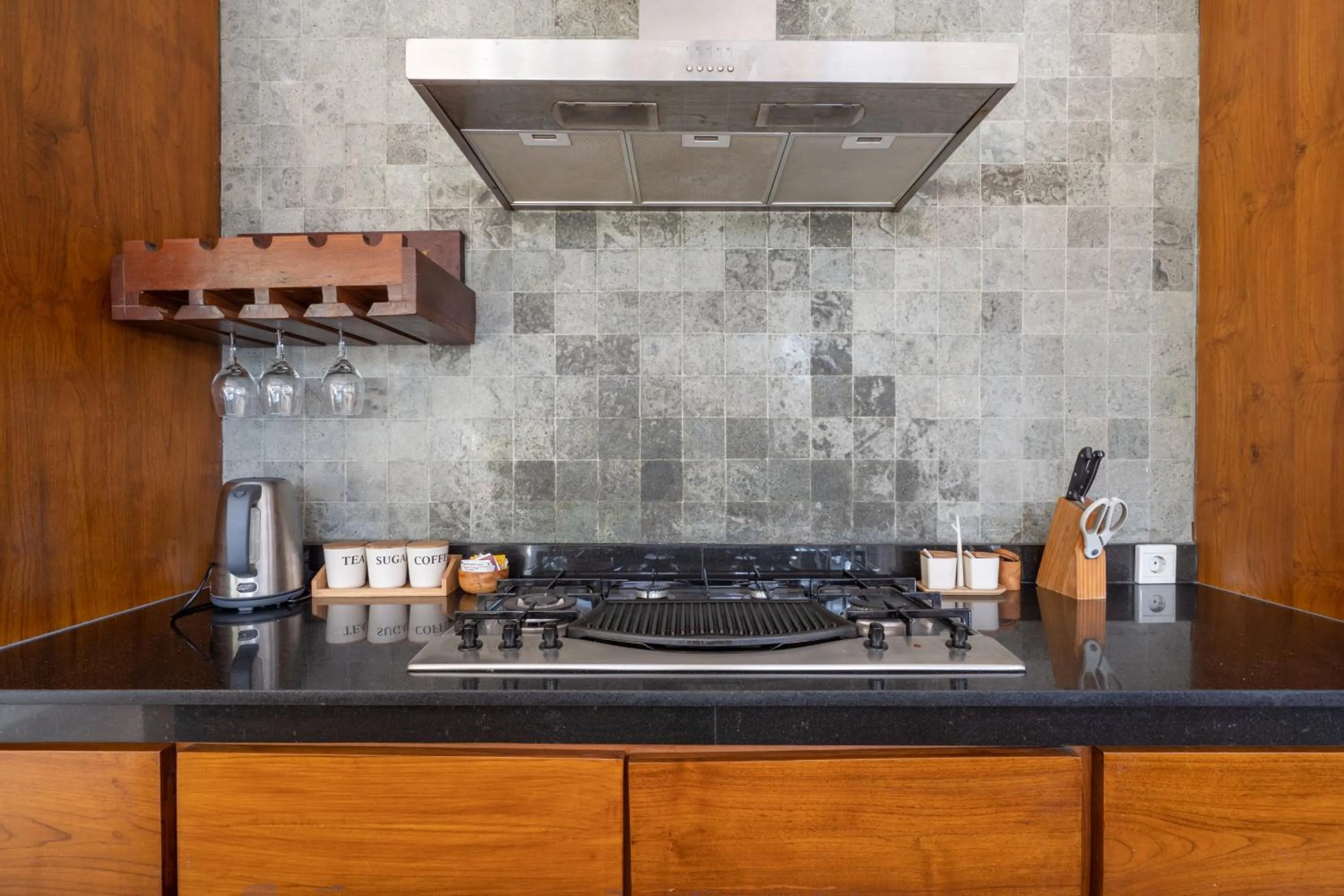 Kitchen or kitchenette in The Akasha Seminyak Bali Luxury Villas