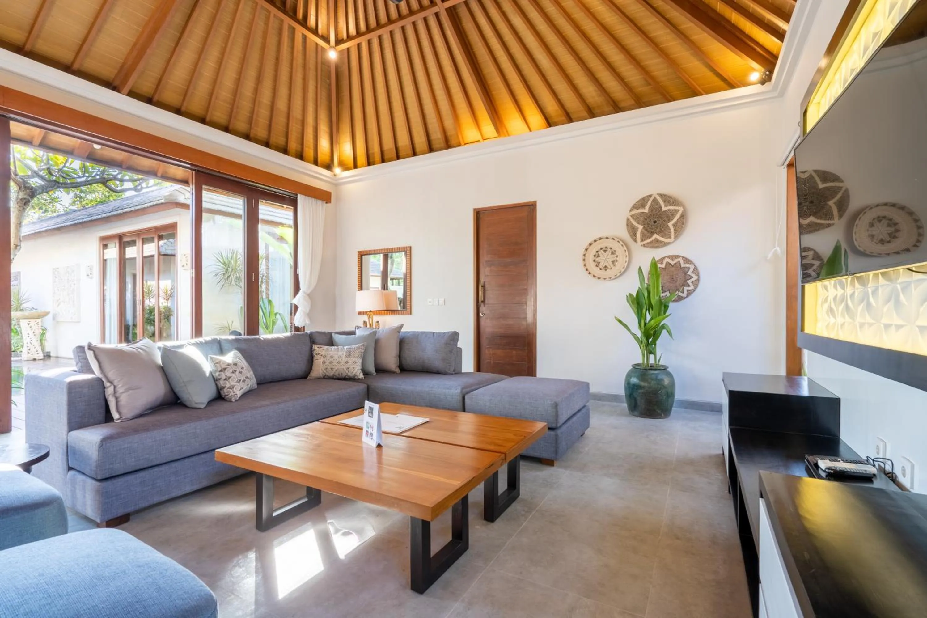 Living room in The Akasha Seminyak Bali Luxury Villas