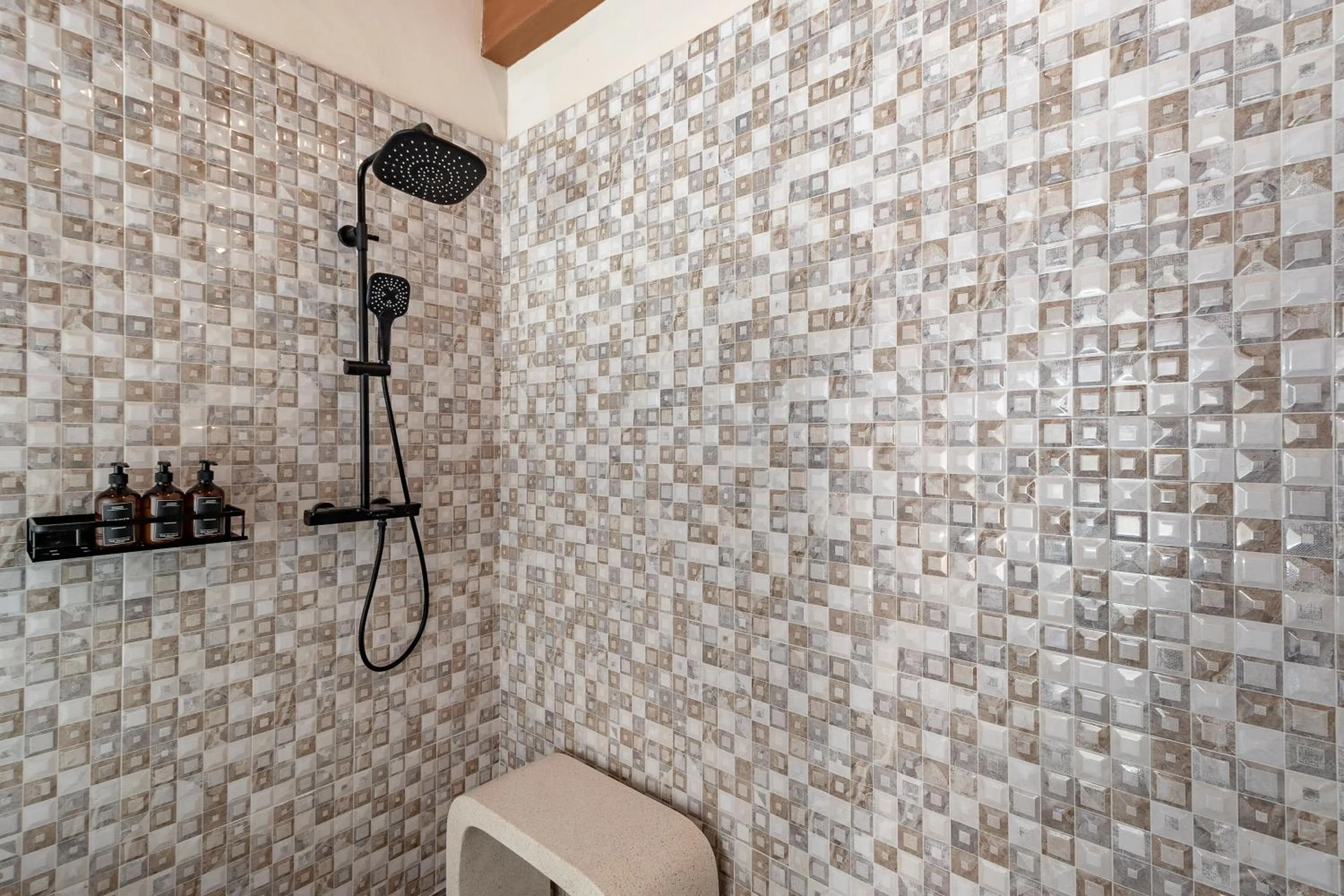 Shower in The Akasha Seminyak Bali Luxury Villas