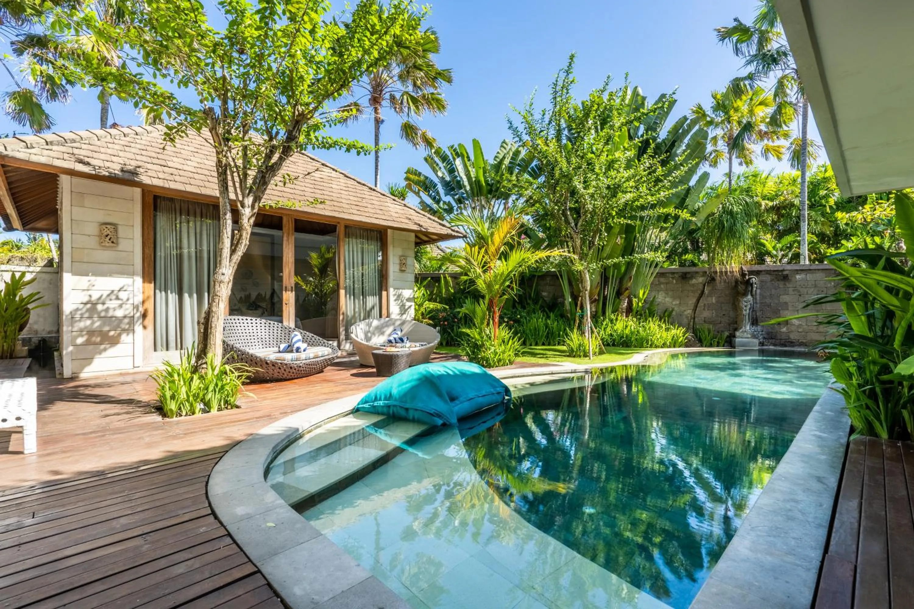 Swimming pool in The Akasha Seminyak Bali Luxury Villas