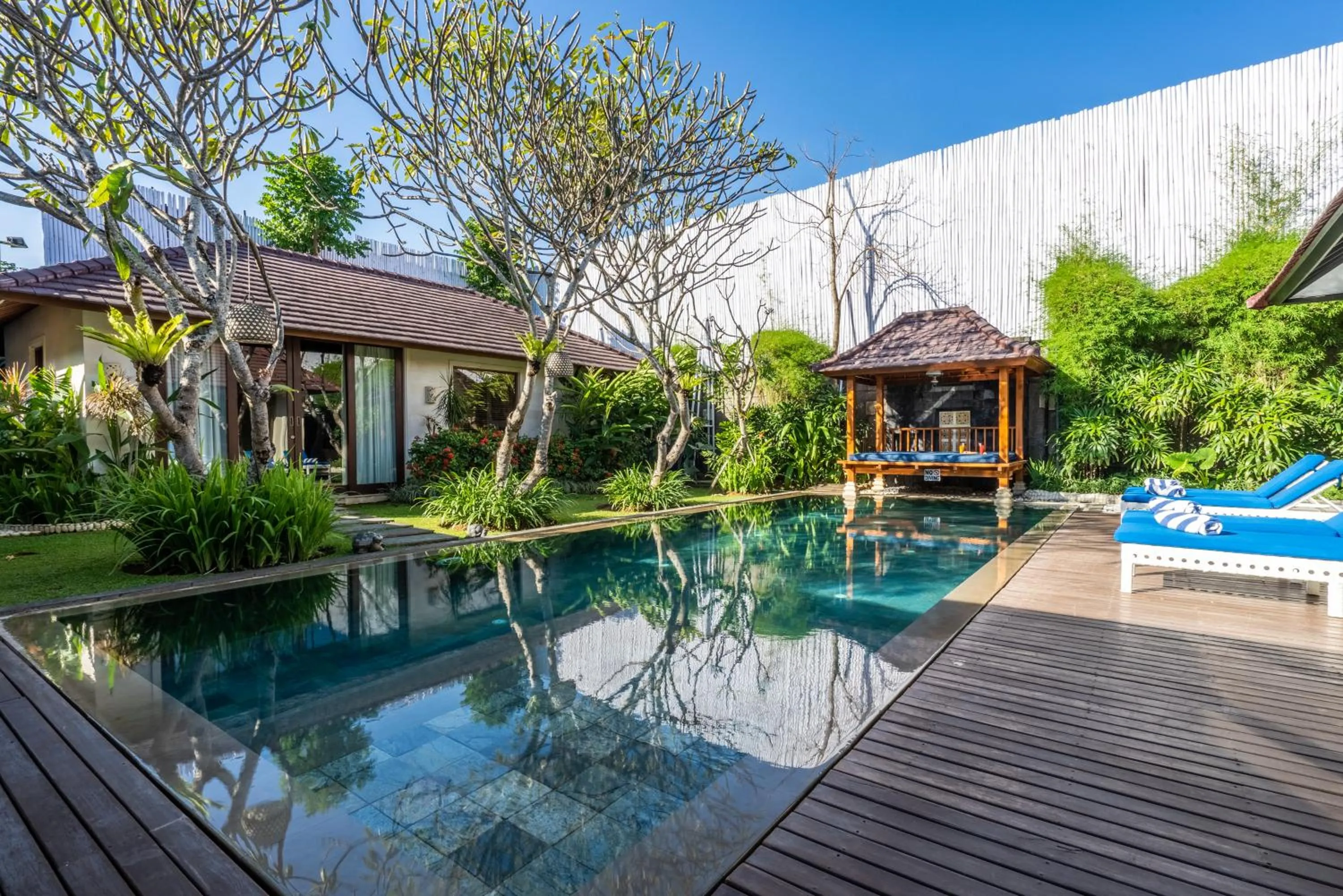 Swimming pool in The Akasha Seminyak Bali Luxury Villas