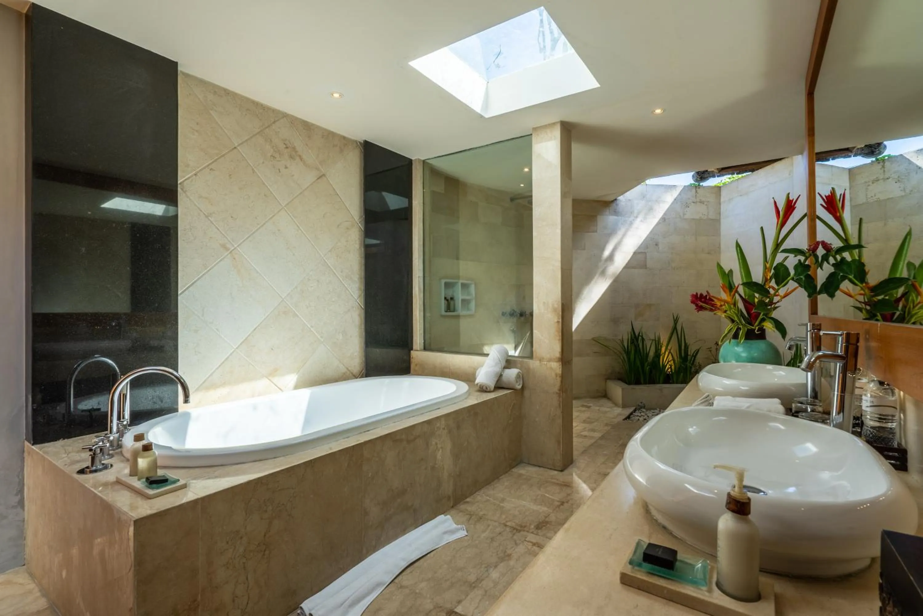 Bathroom in The Akasha Seminyak Bali Luxury Villas