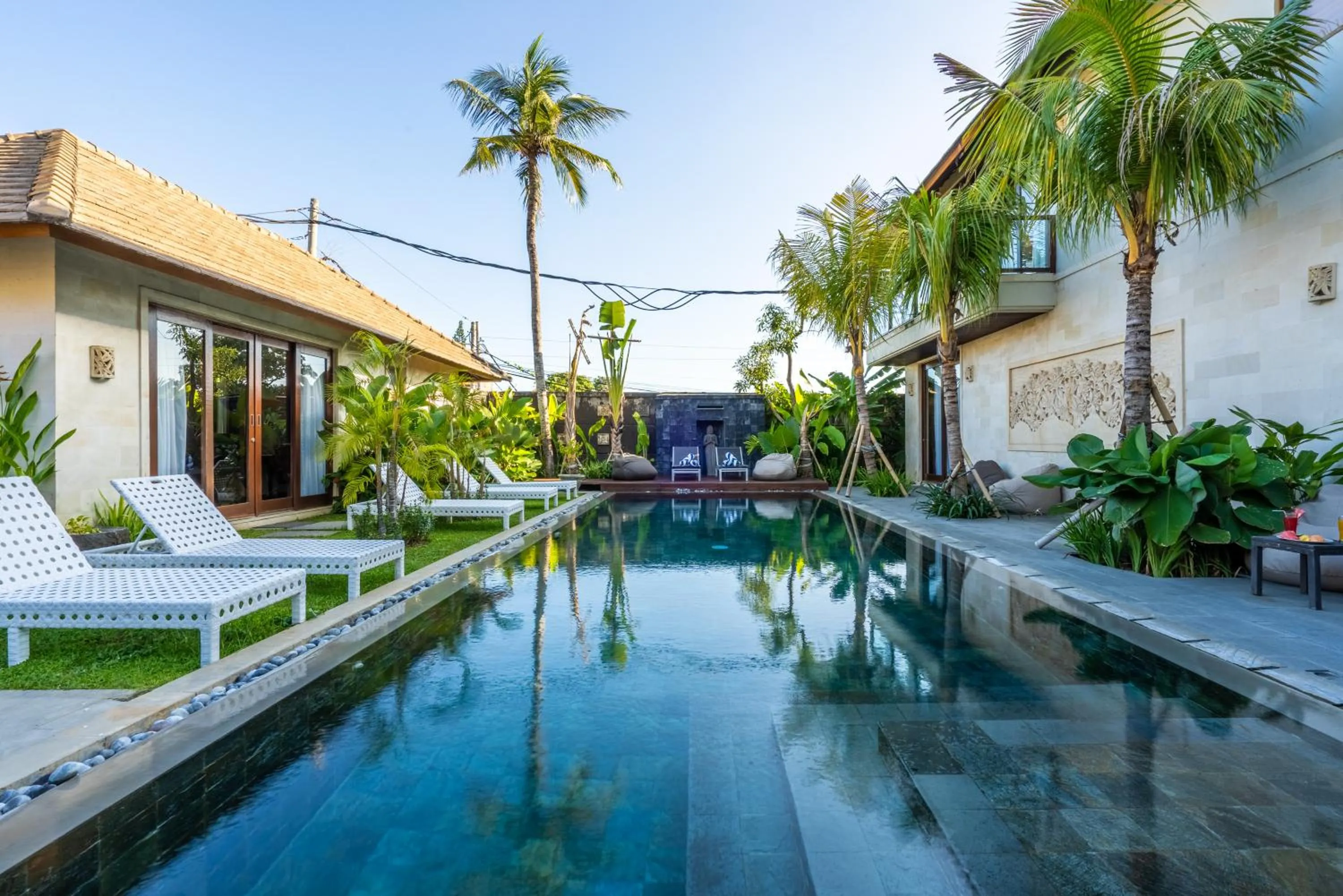 Swimming pool in The Akasha Seminyak Bali Luxury Villas