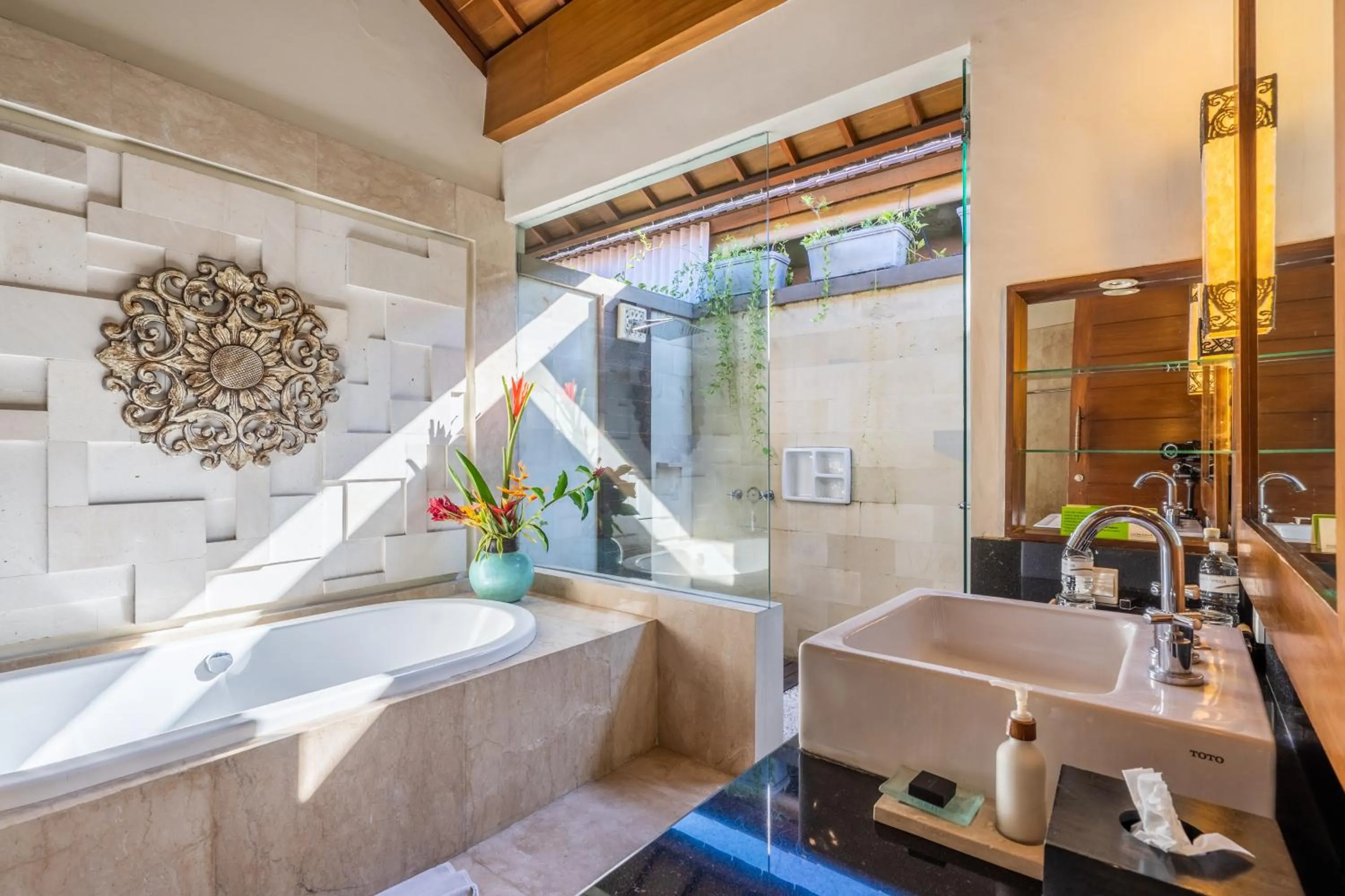 Bathroom in The Akasha Seminyak Bali Luxury Villas