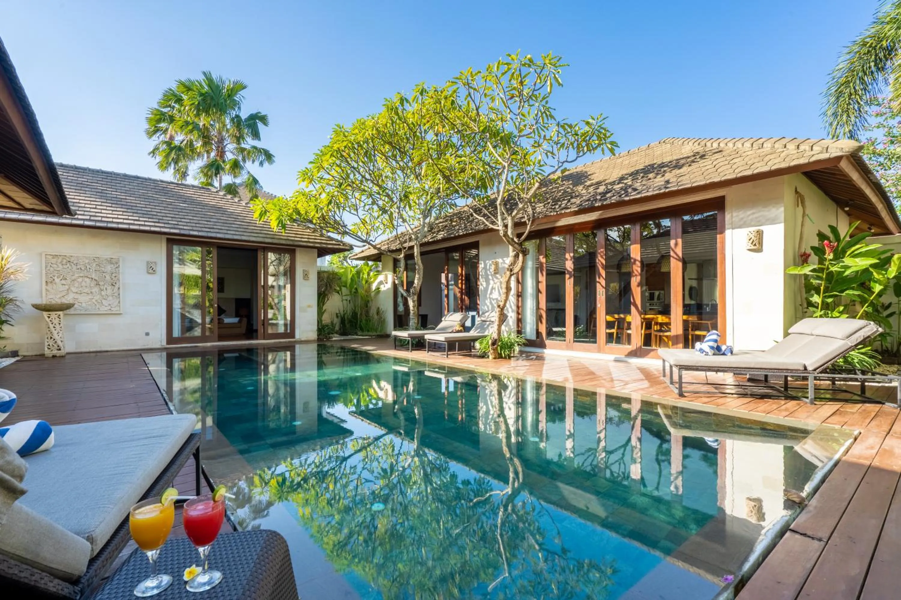 Swimming pool in The Akasha Seminyak Bali Luxury Villas