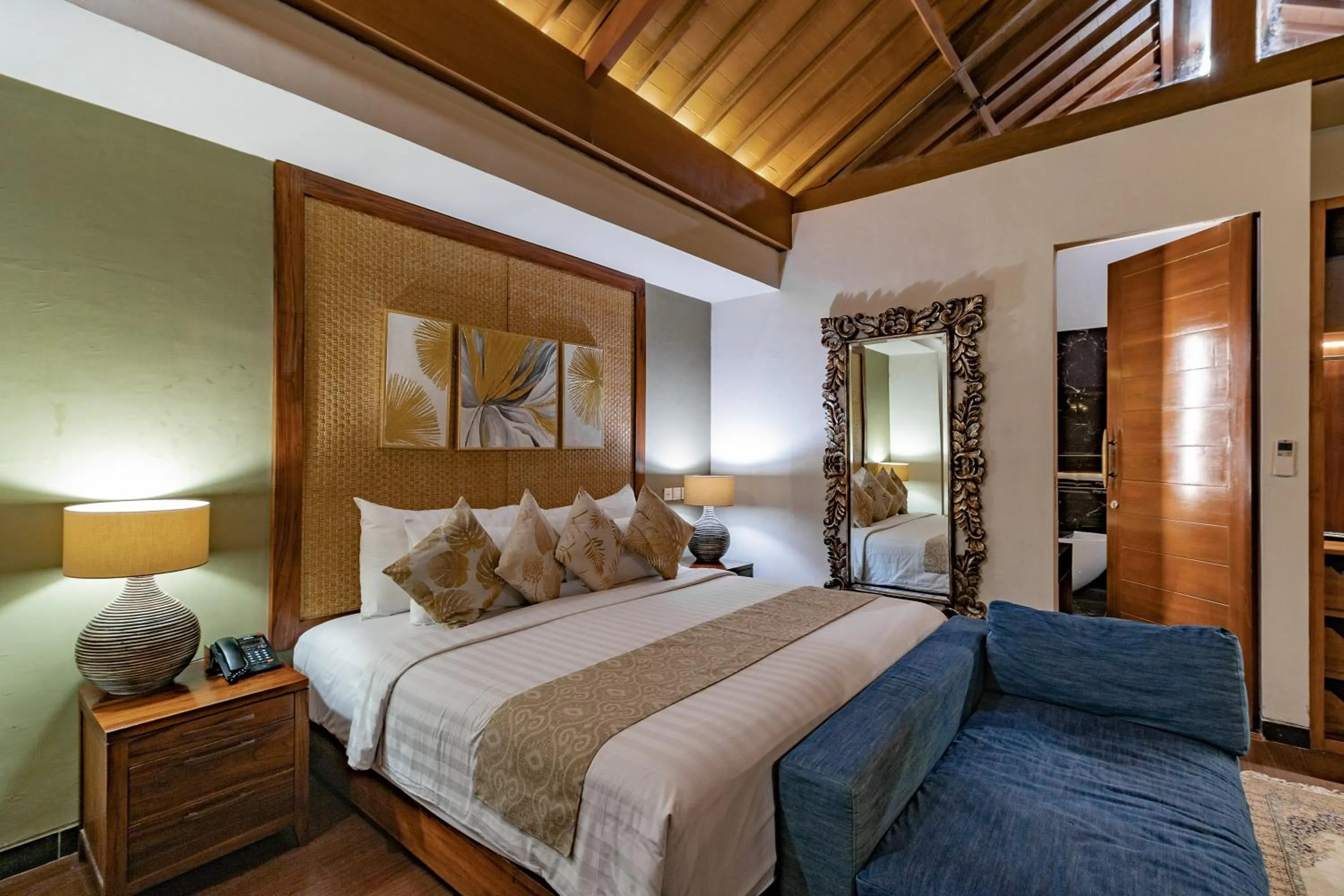 Bed in The Akasha Seminyak Bali Luxury Villas