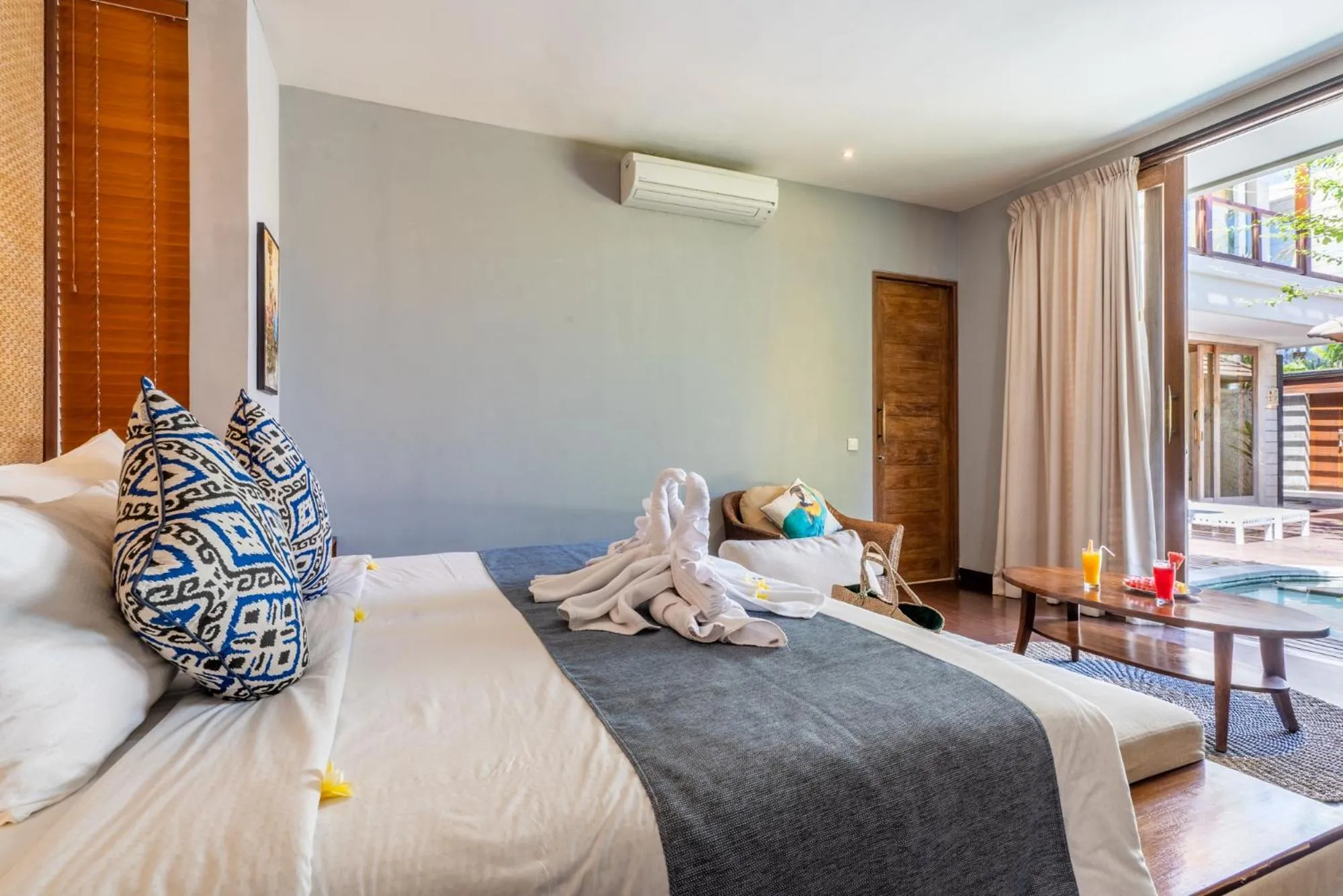 Bed in The Akasha Seminyak Bali Luxury Villas