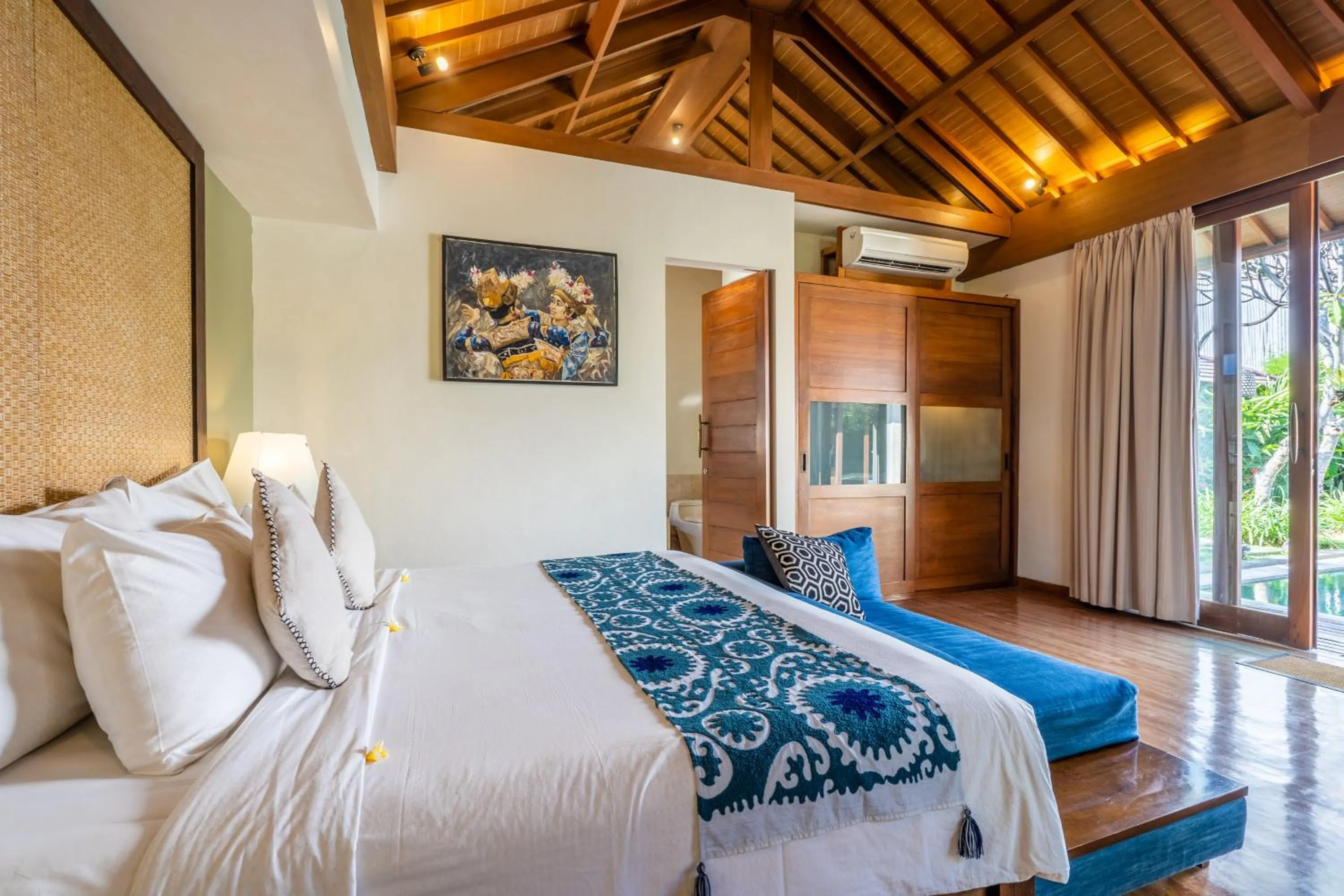 Bed in The Akasha Seminyak Bali Luxury Villas