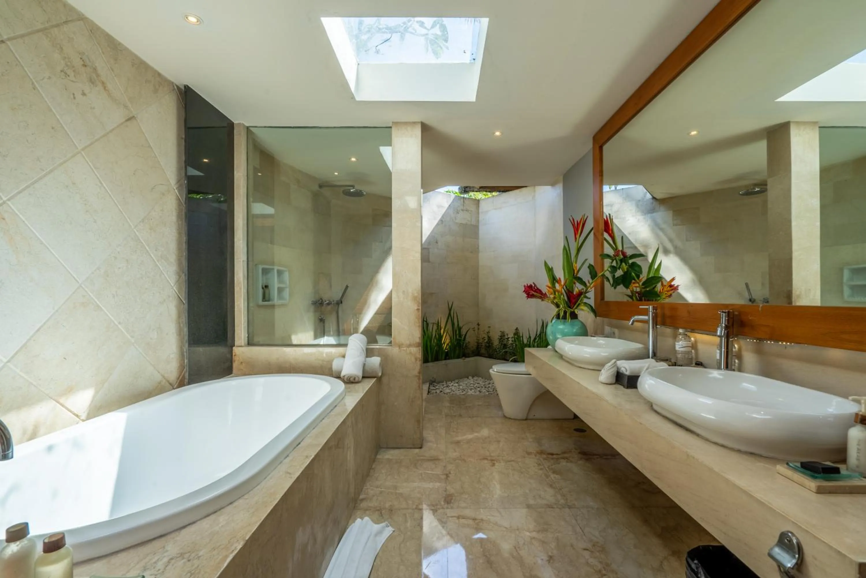 Bathroom in The Akasha Seminyak Bali Luxury Villas