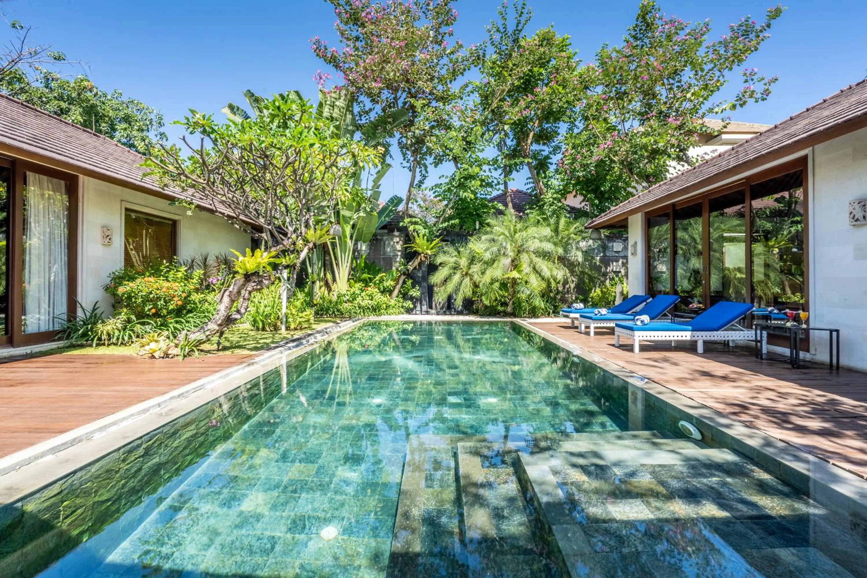 Garden in The Akasha Seminyak Bali Luxury Villas