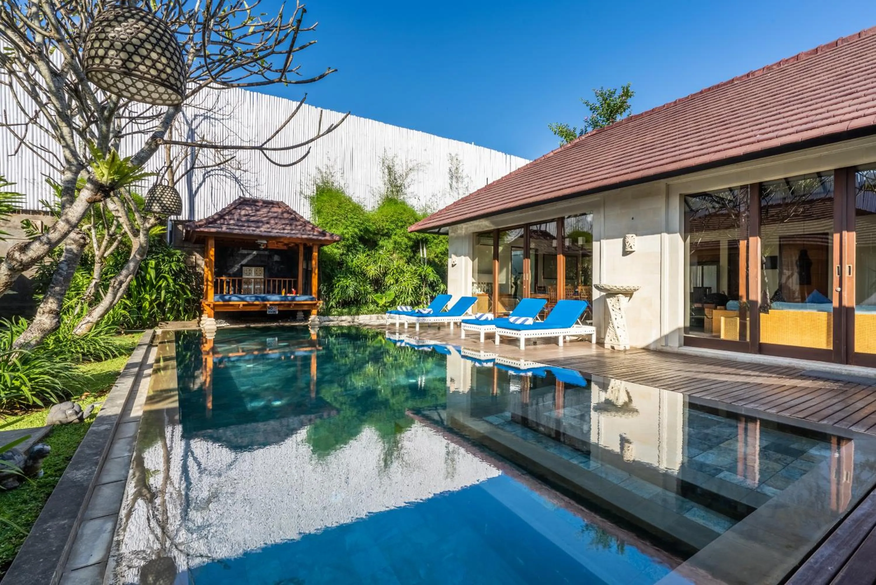 Swimming pool in The Akasha Seminyak Bali Luxury Villas
