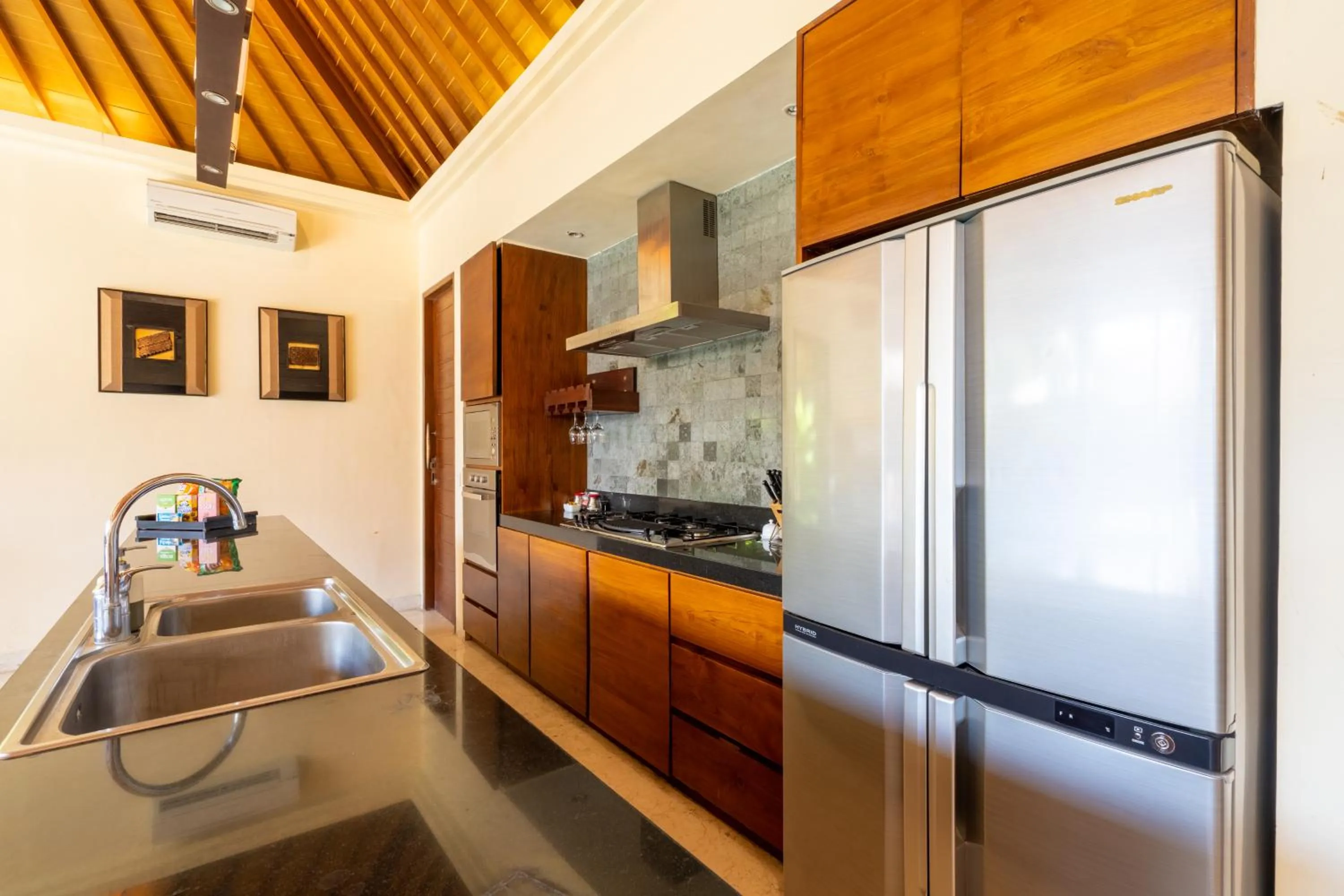 Kitchen or kitchenette in The Akasha Seminyak Bali Luxury Villas