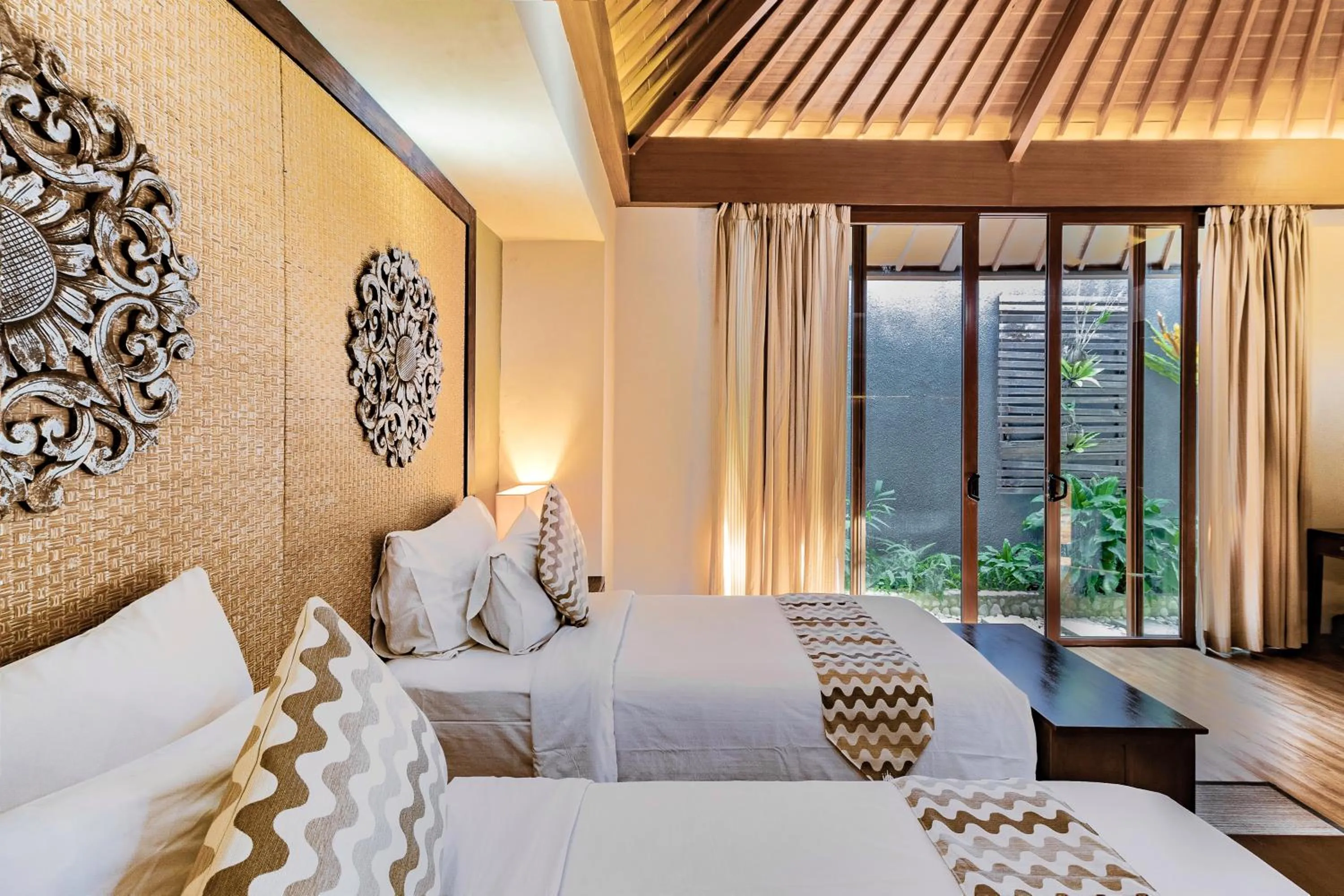 Bed in The Akasha Seminyak Bali Luxury Villas