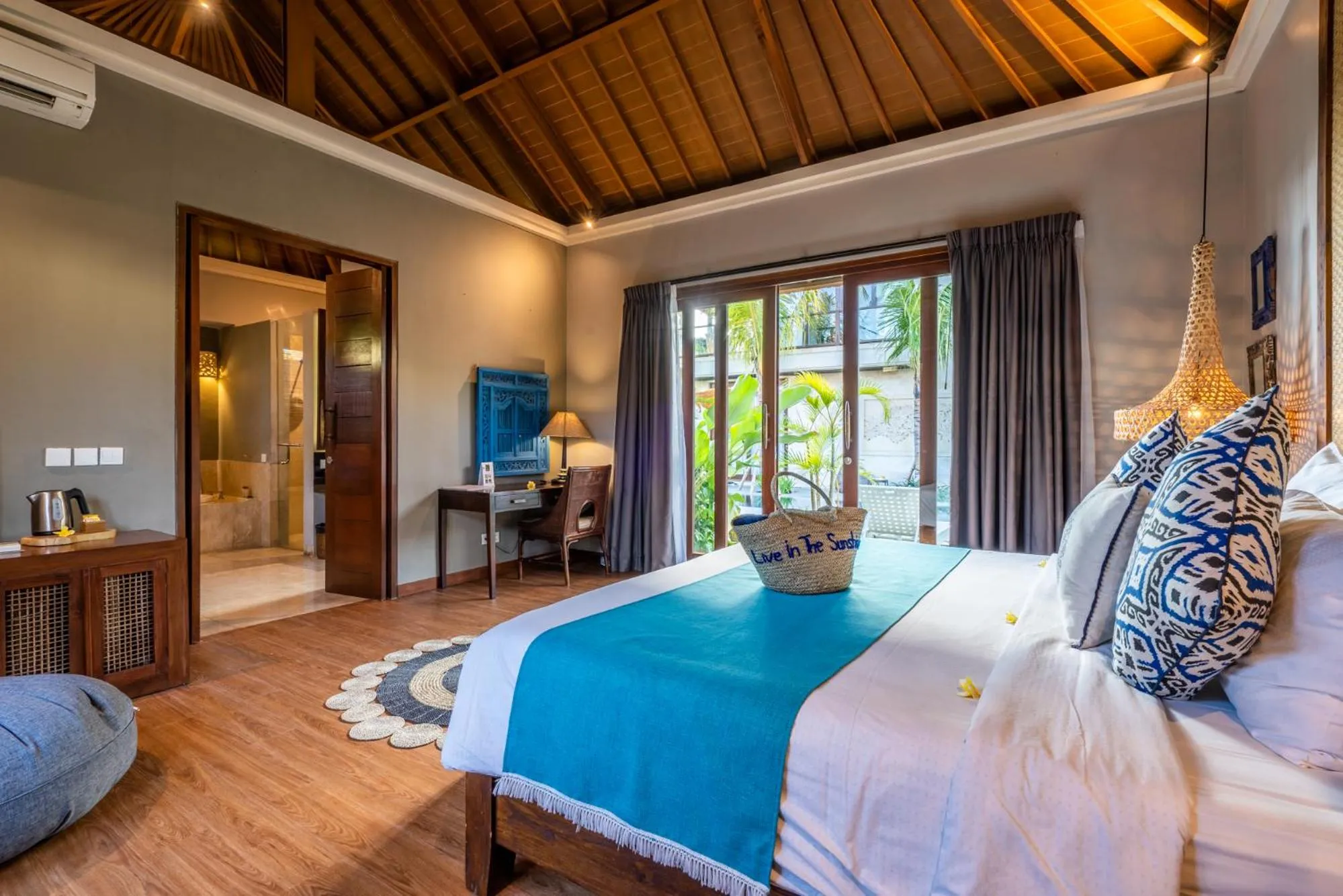 Bed in The Akasha Seminyak Bali Luxury Villas