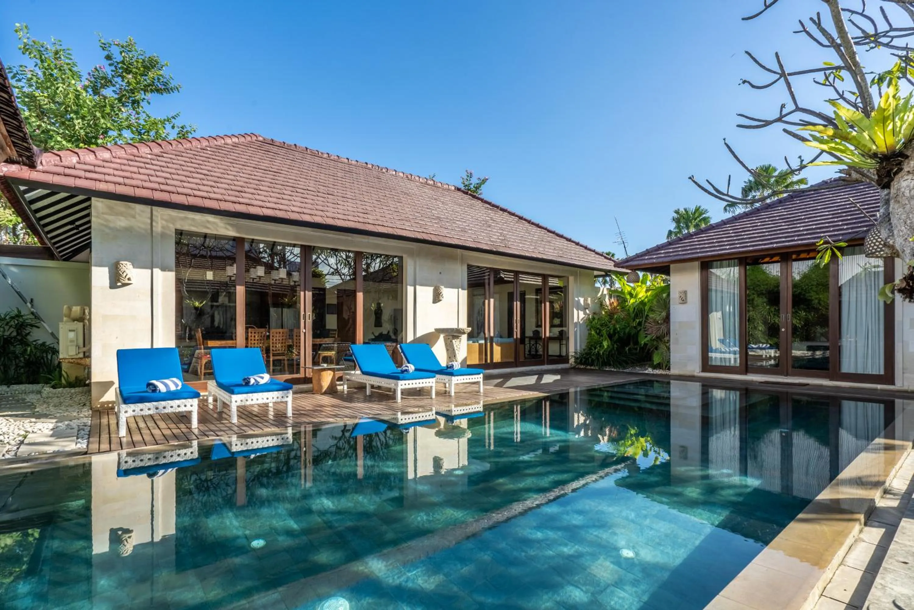 Swimming pool in The Akasha Seminyak Bali Luxury Villas