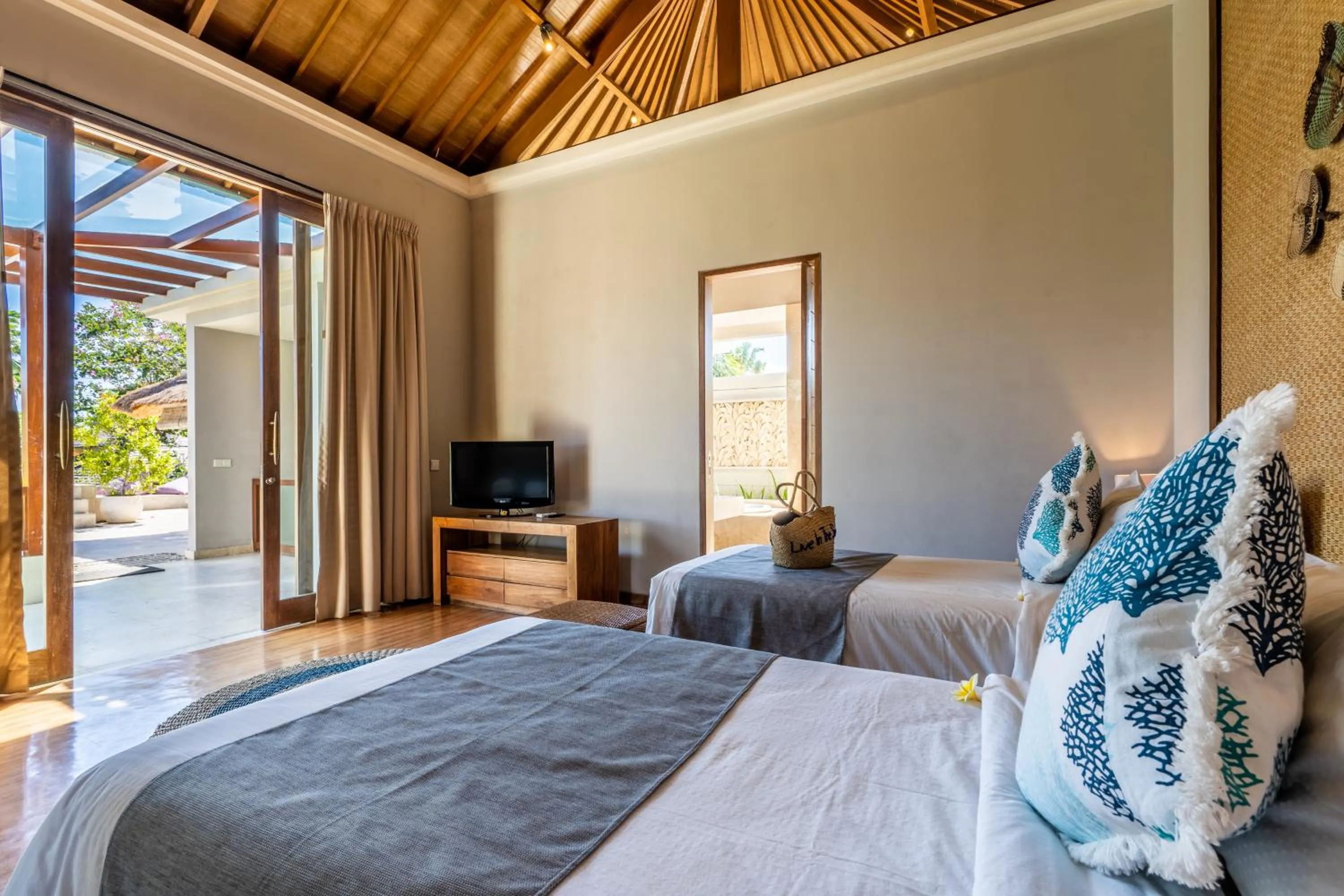 Bed in The Akasha Seminyak Bali Luxury Villas