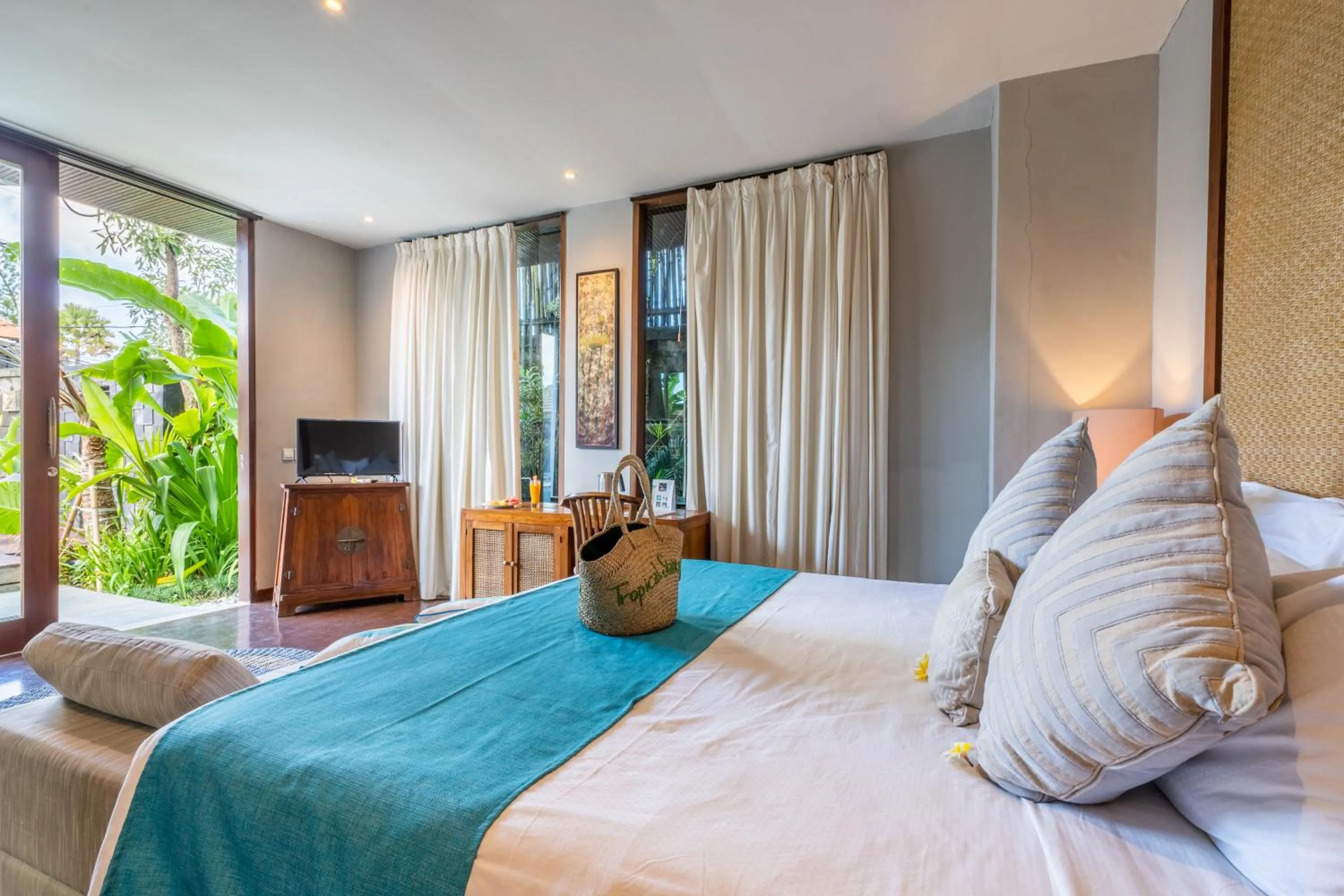 Bed in The Akasha Seminyak Bali Luxury Villas