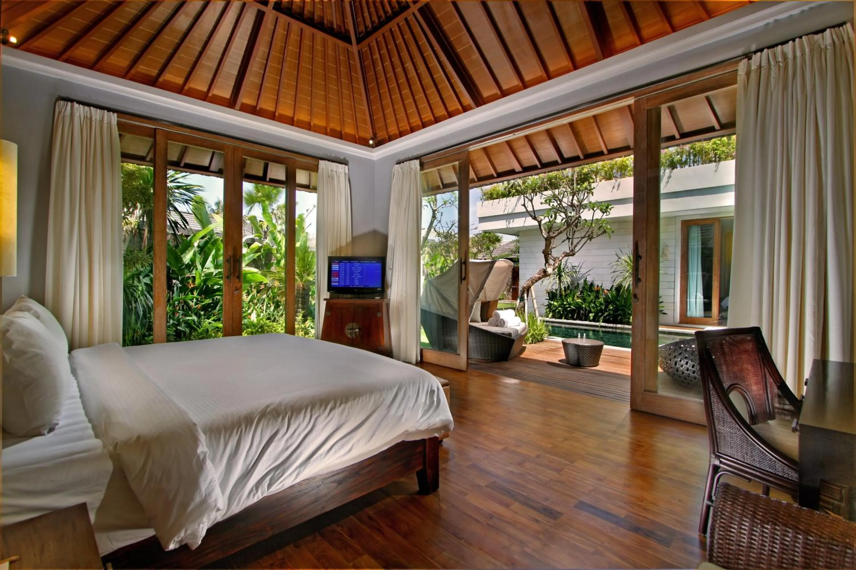 Bed in The Akasha Seminyak Bali Luxury Villas