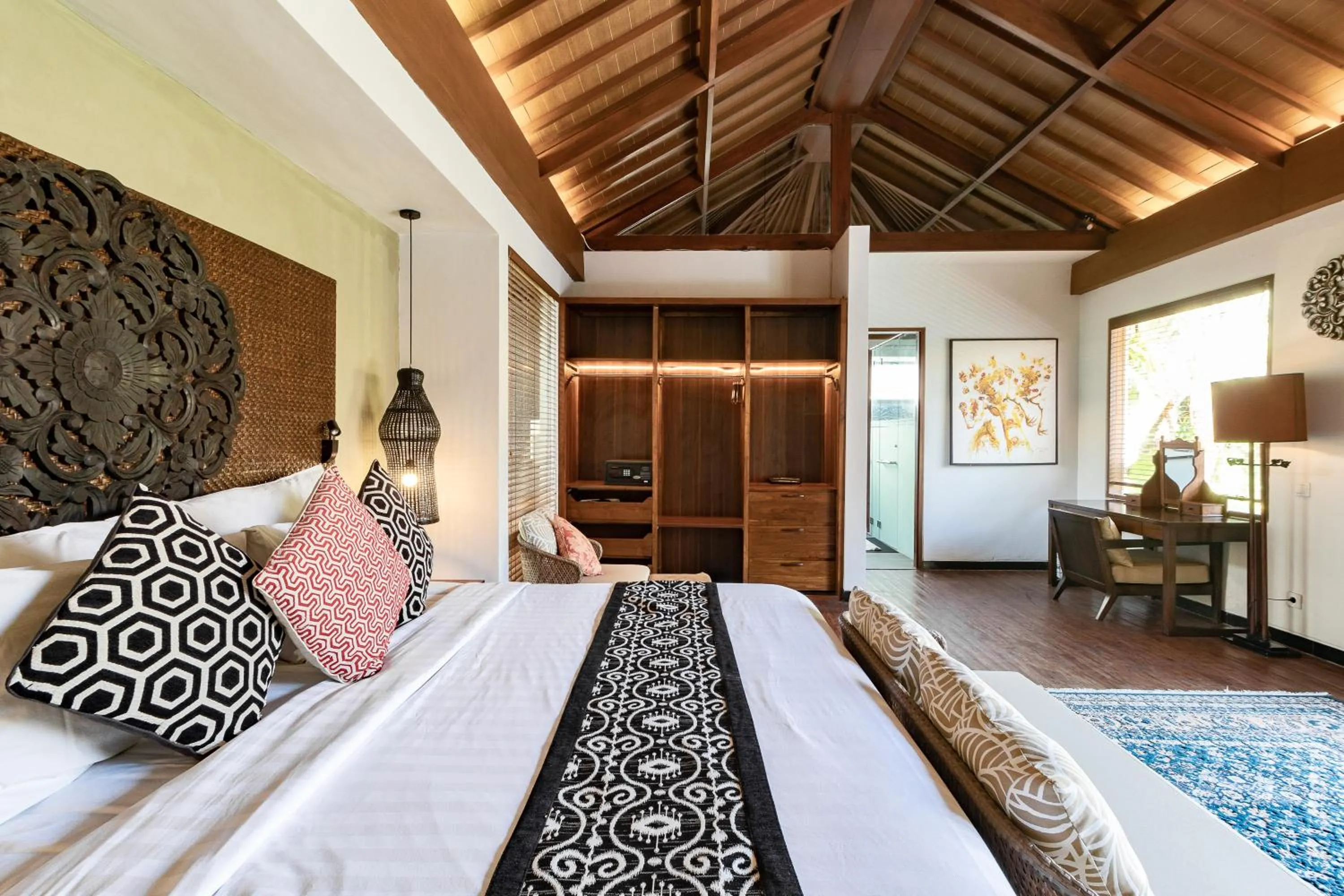 Bed in The Akasha Seminyak Bali Luxury Villas