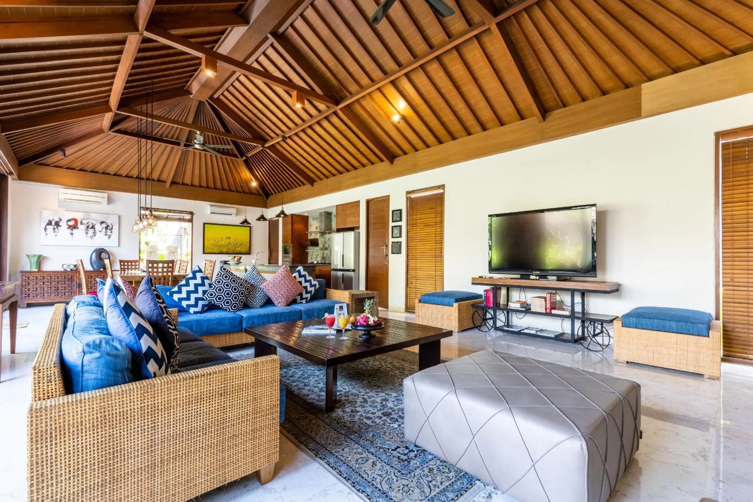 Living room in The Akasha Seminyak Bali Luxury Villas