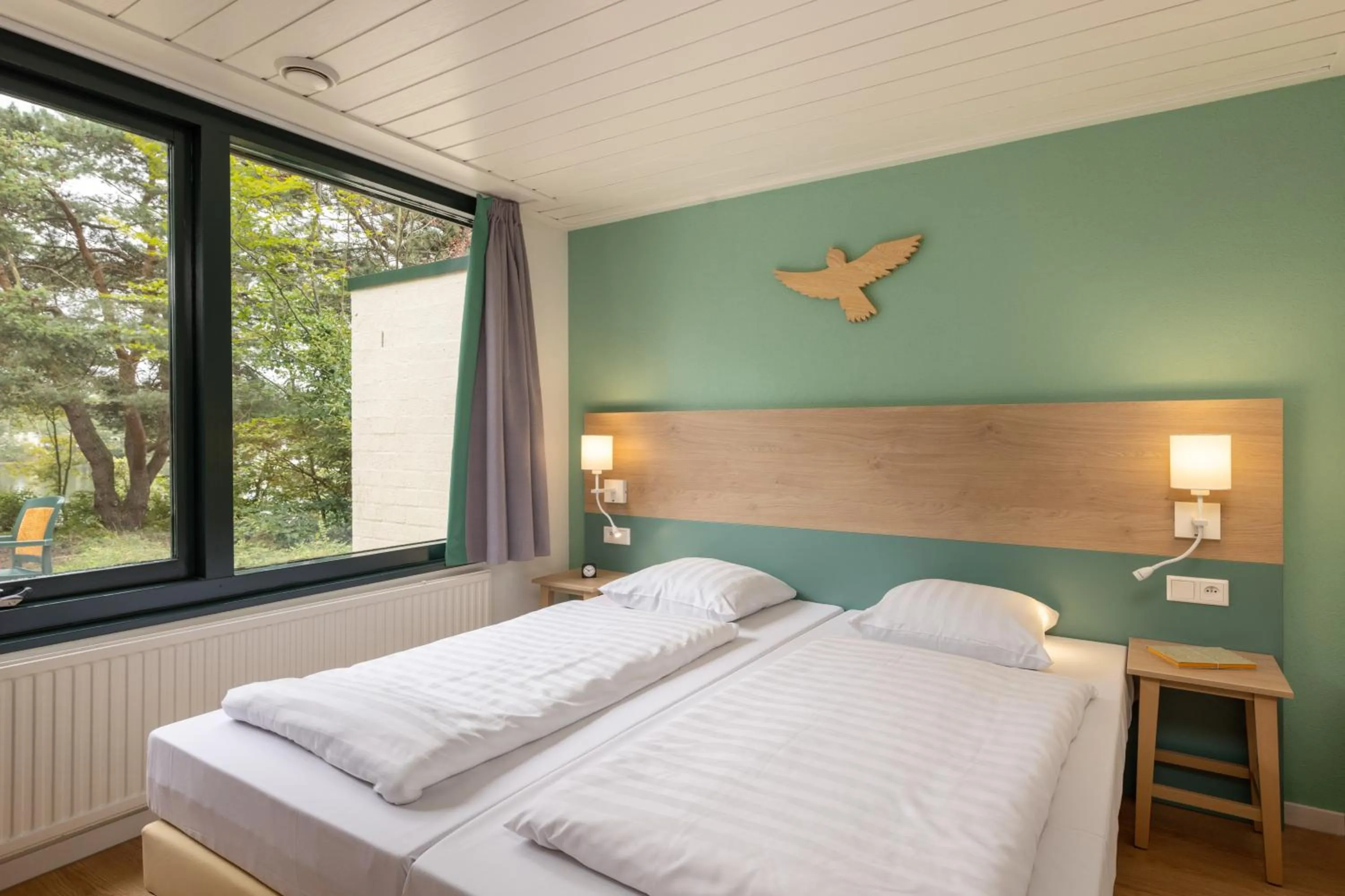 Bedroom, Bed in Center Parcs Vossemeren