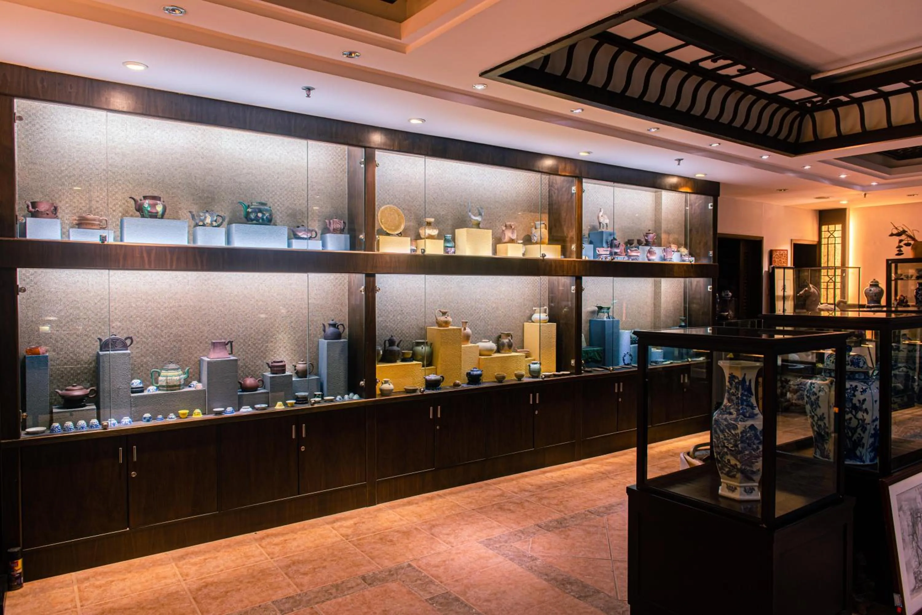 Decorative detail in Aroma Tea House