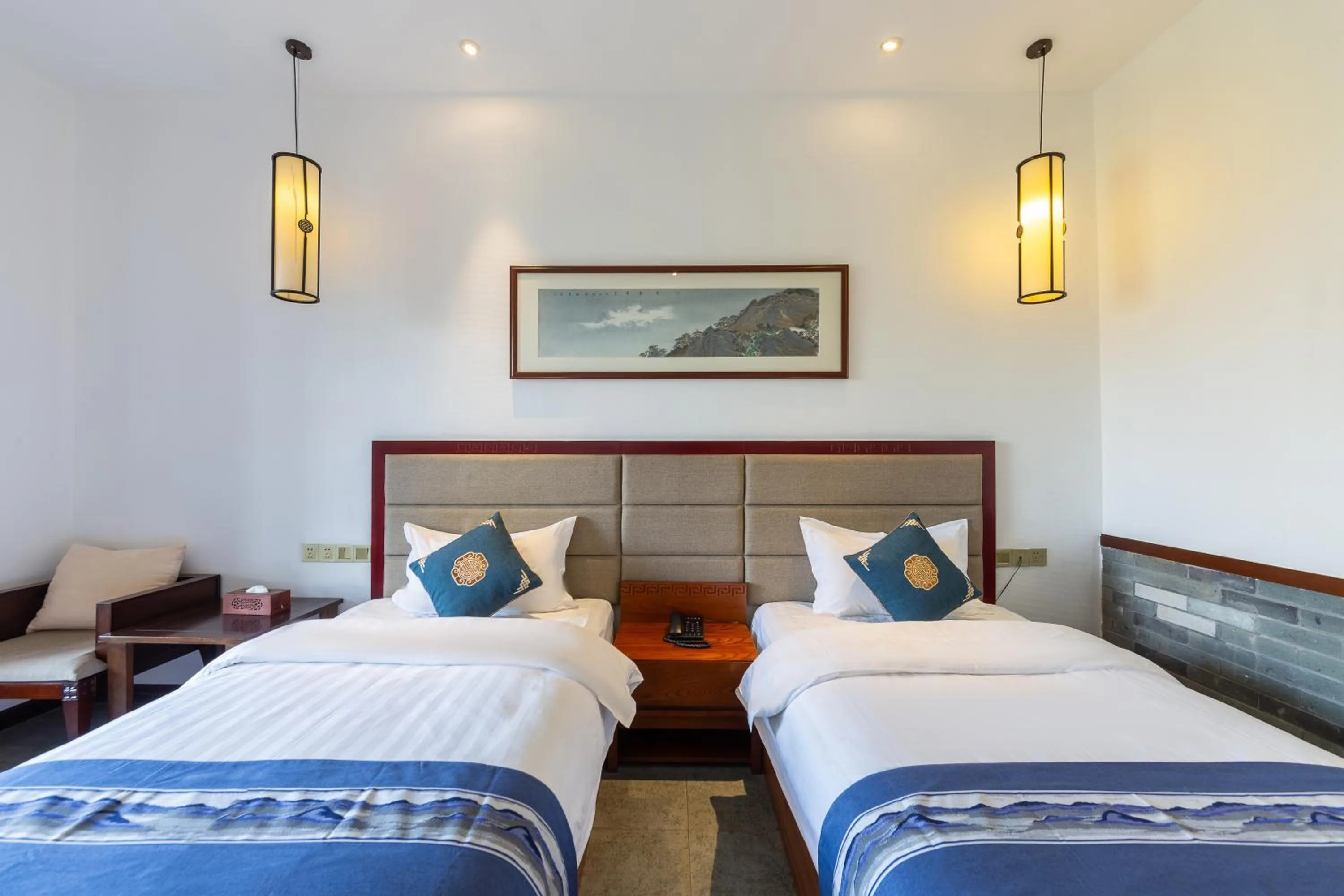 Bed in Aroma Tea House