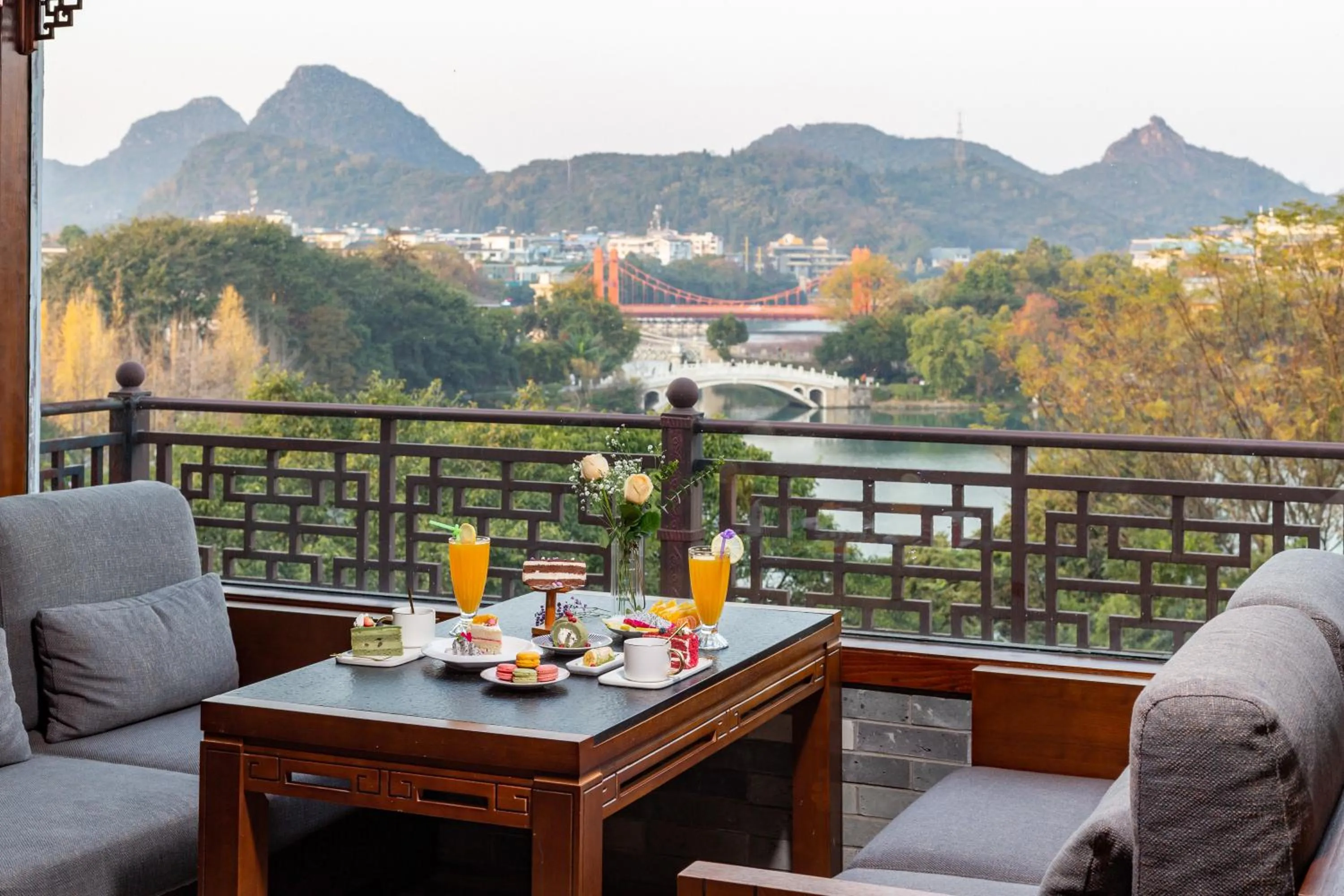 Natural landscape in Aroma Tea House