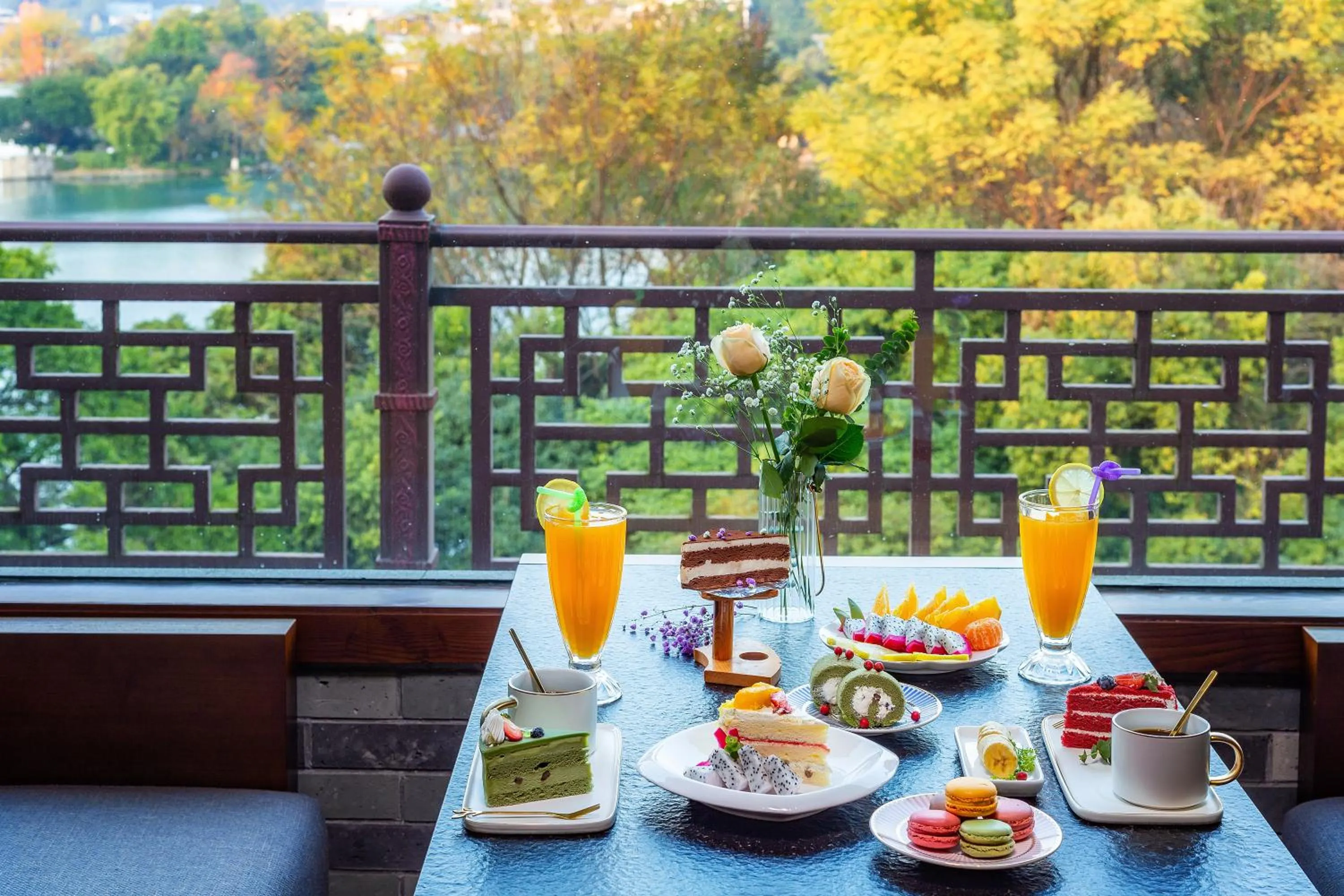 Natural landscape in Aroma Tea House