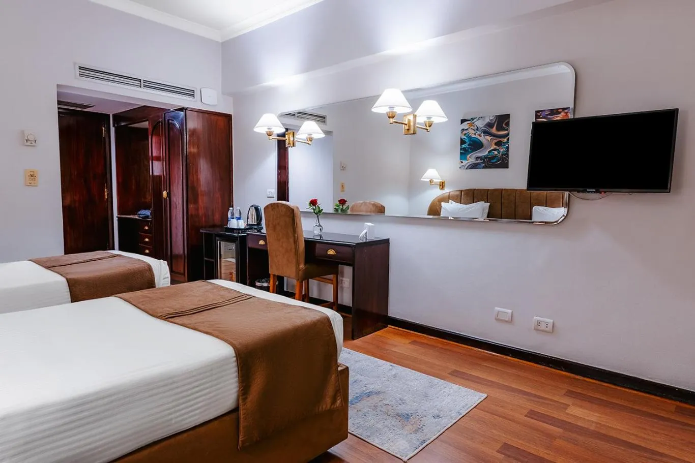 Photo of the whole room, Bed in Basma Hotel Aswan