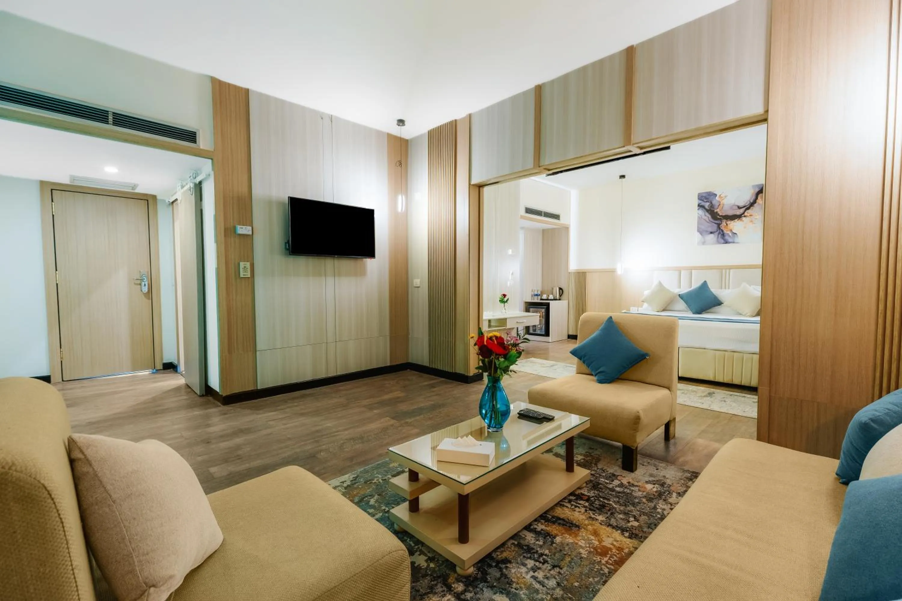 Bed in Basma Hotel Aswan