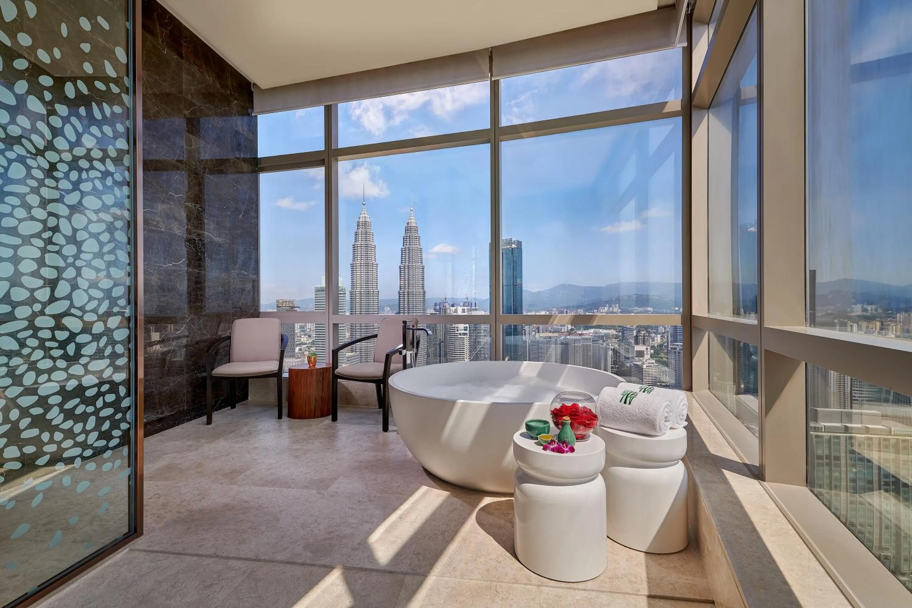 Bathroom in Banyan Tree Kuala Lumpur