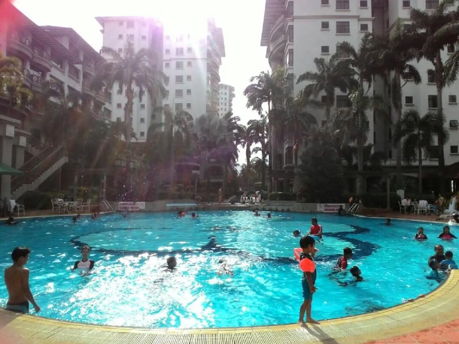 Swimming pool in Costa Mahkota Melaka - Family Homestay