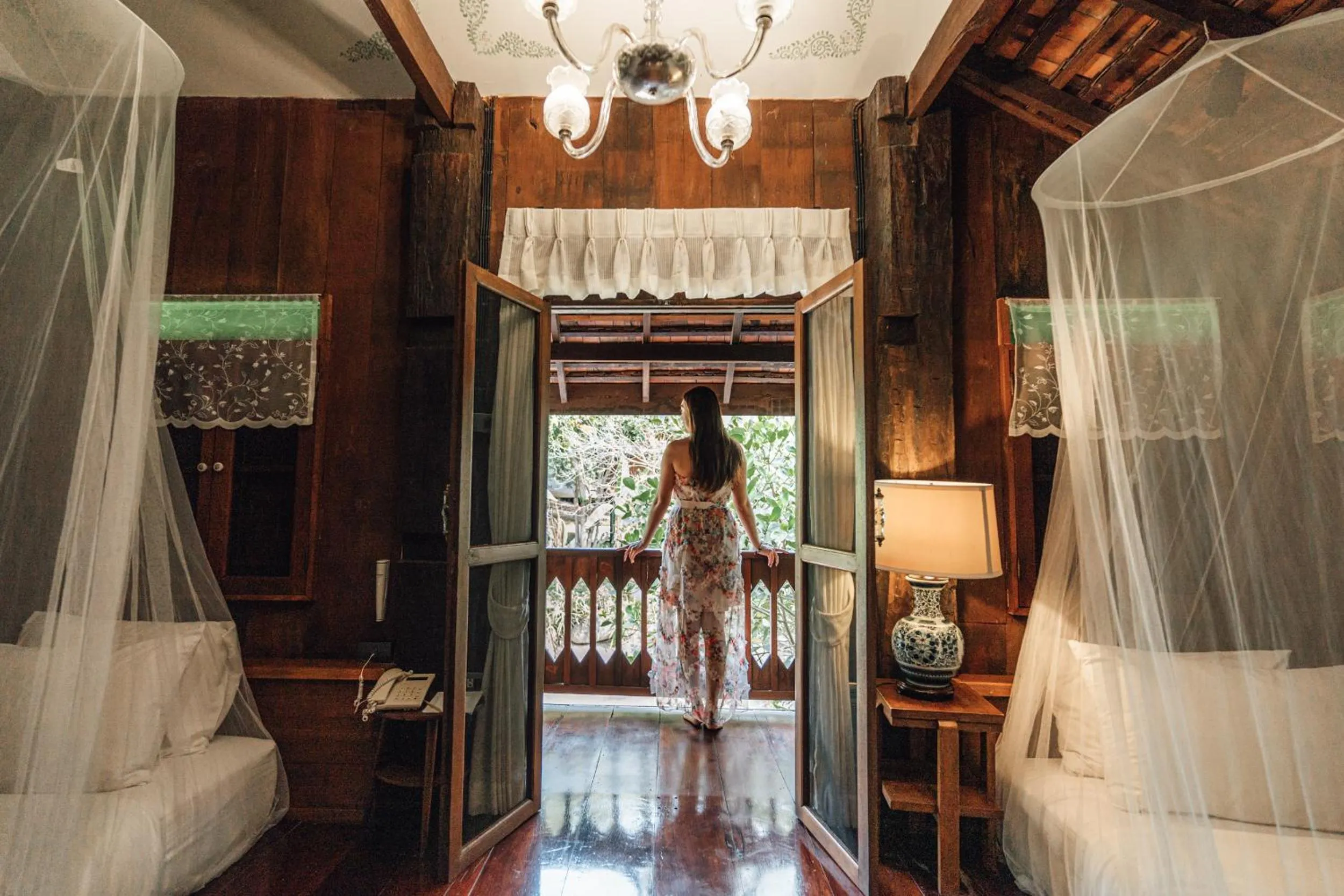 Balcony/Terrace in Chantra Khiri Chalet Chiang Mai