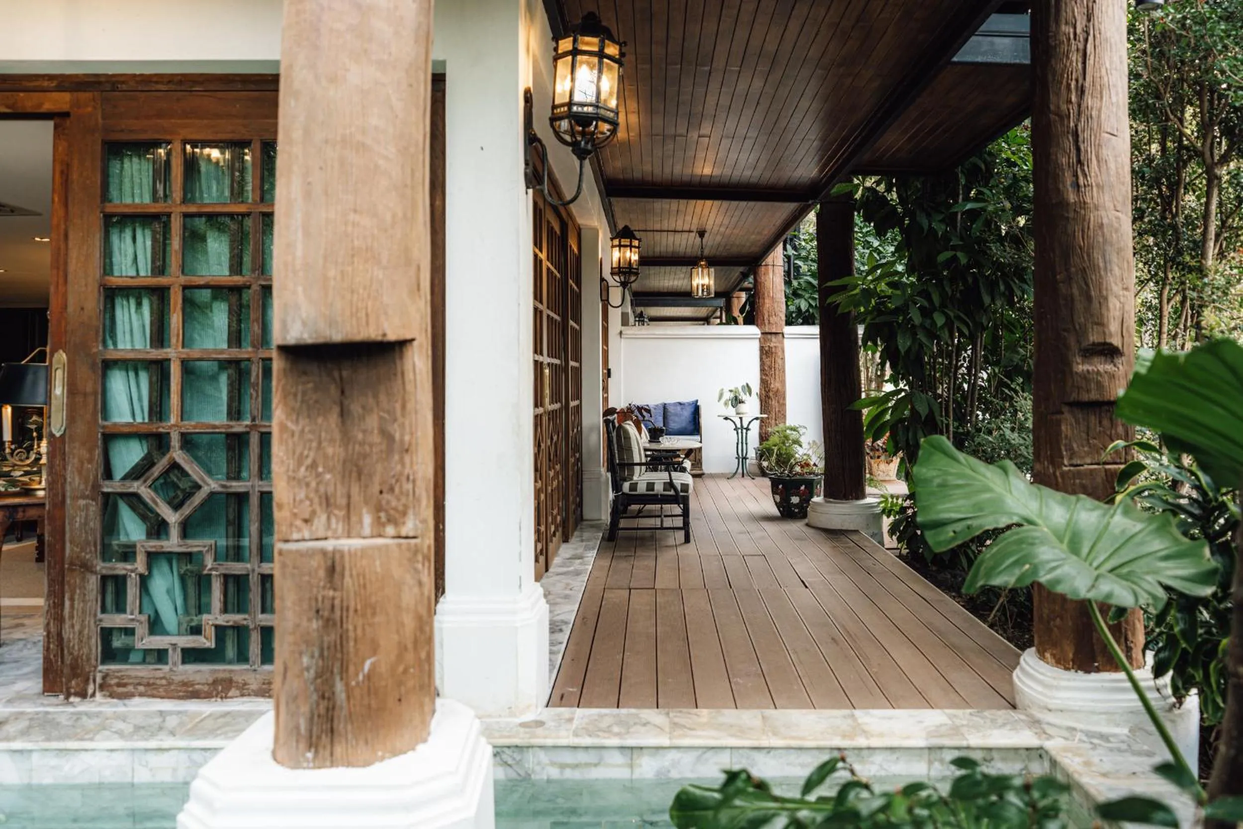 Balcony/Terrace in Chantra Khiri Chalet Chiang Mai