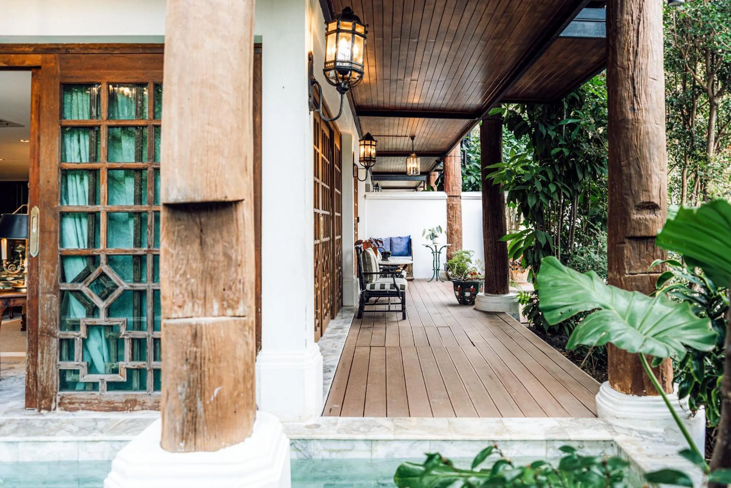 Garden in Chantra Khiri Chalet Chiang Mai